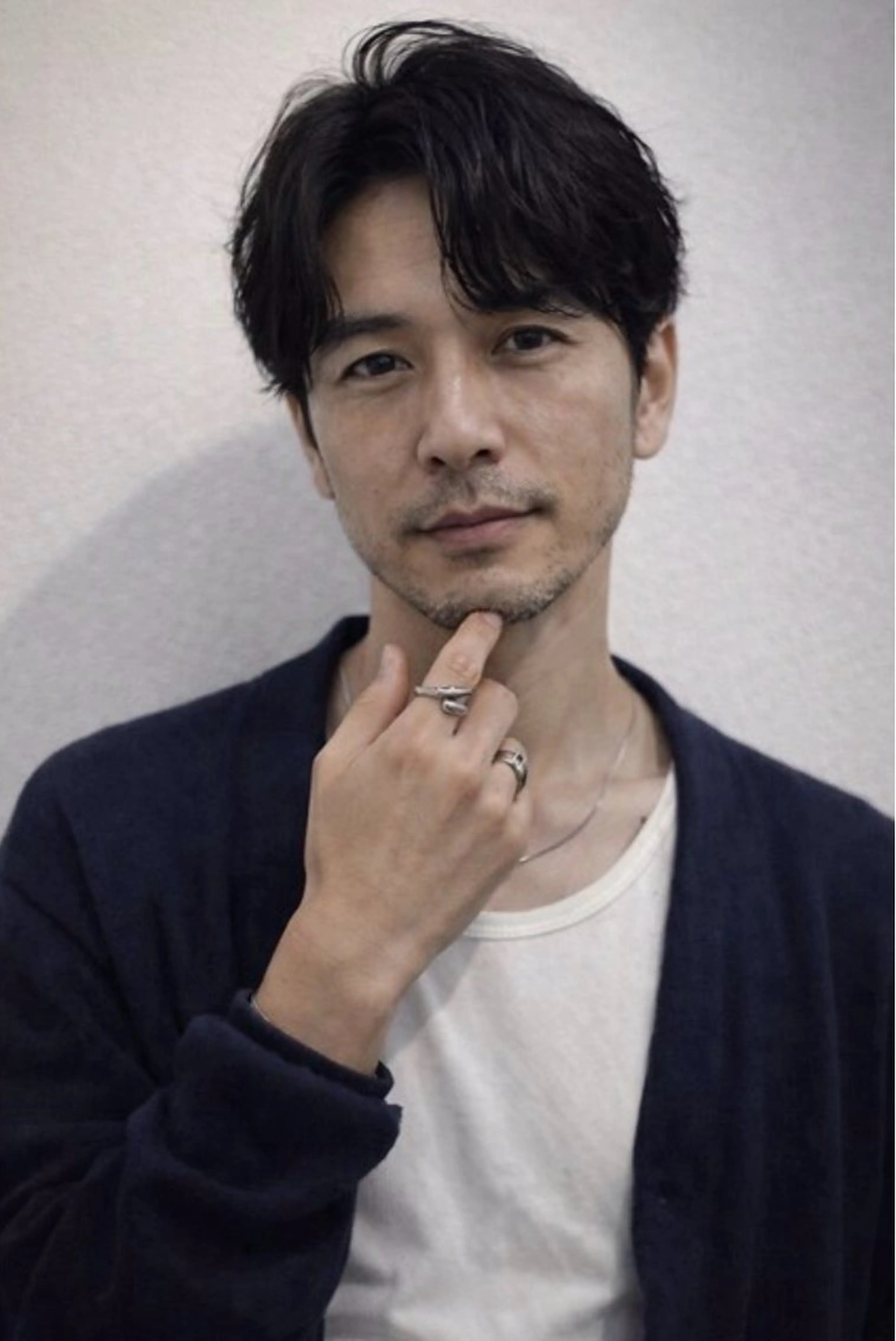 パーマ メンズ センターパート メンズパーマ カット パーマ 🌻 miyu🌻のヘアスタイル