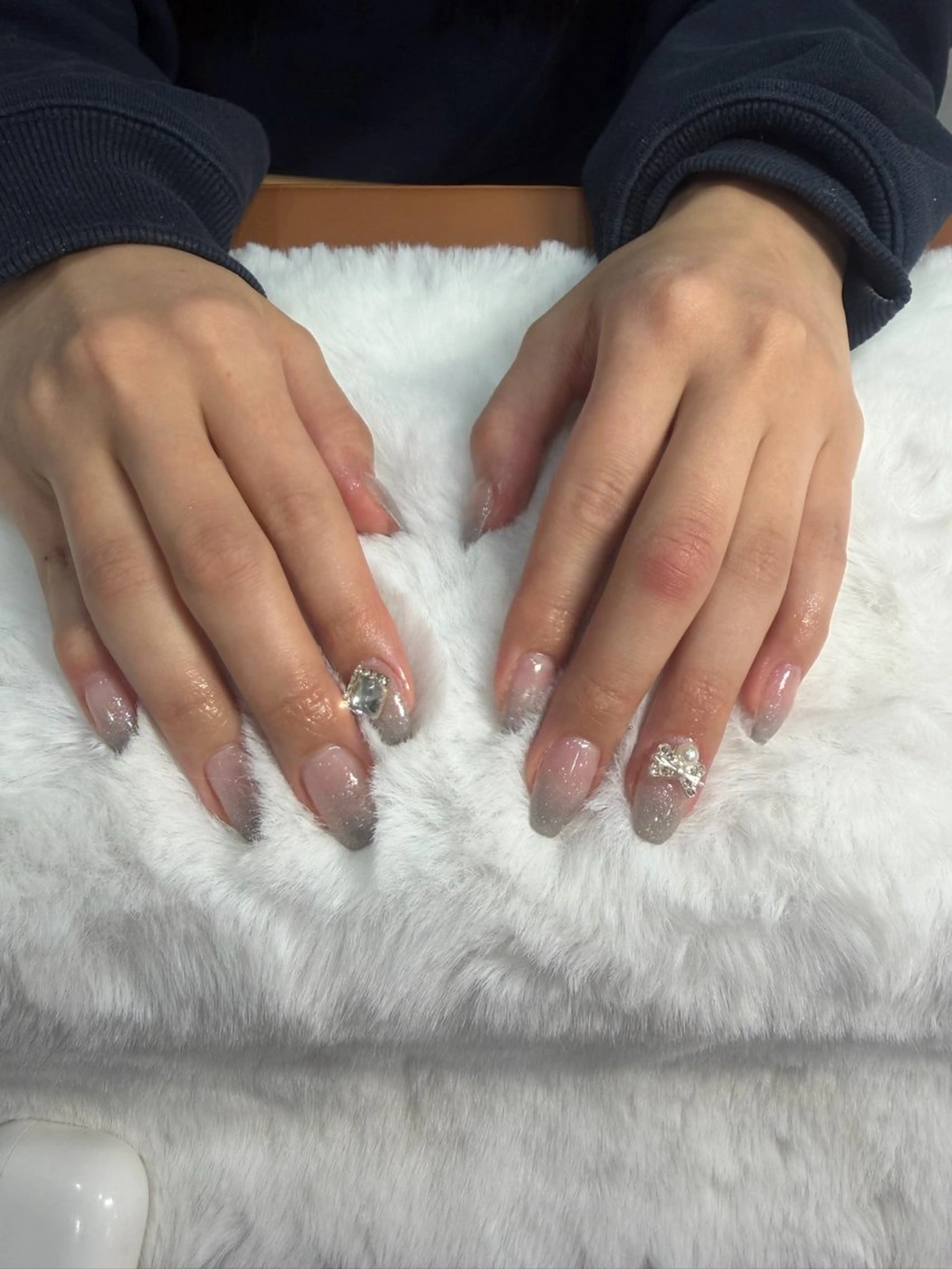 ネイル グラデーション ラメ(グリッター) ラメグラデーション MARUCHU SAYAKAのネイルデザイン