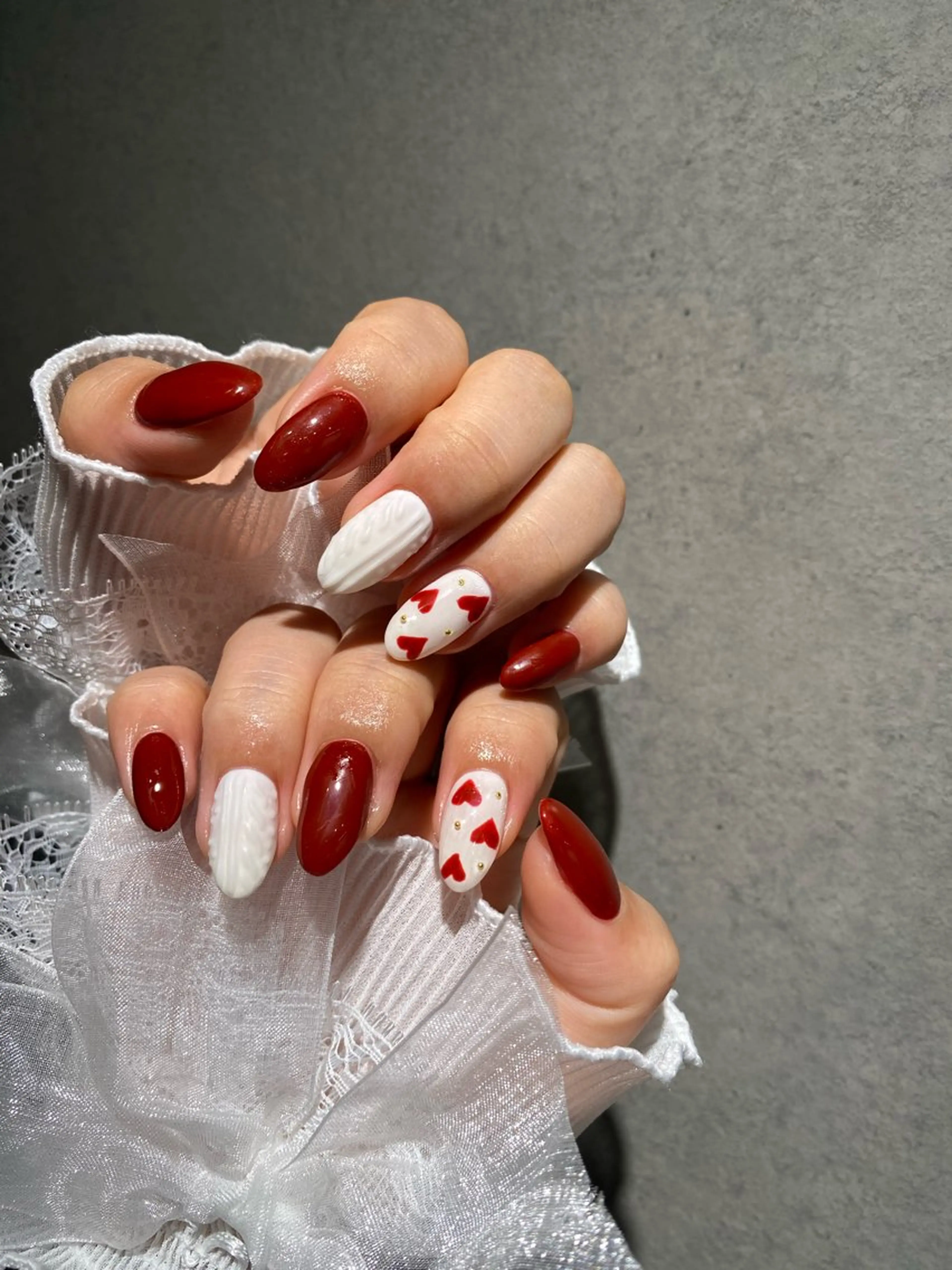 ネイル I-nailロング /ワンホン/キラキラのネイルデザイン