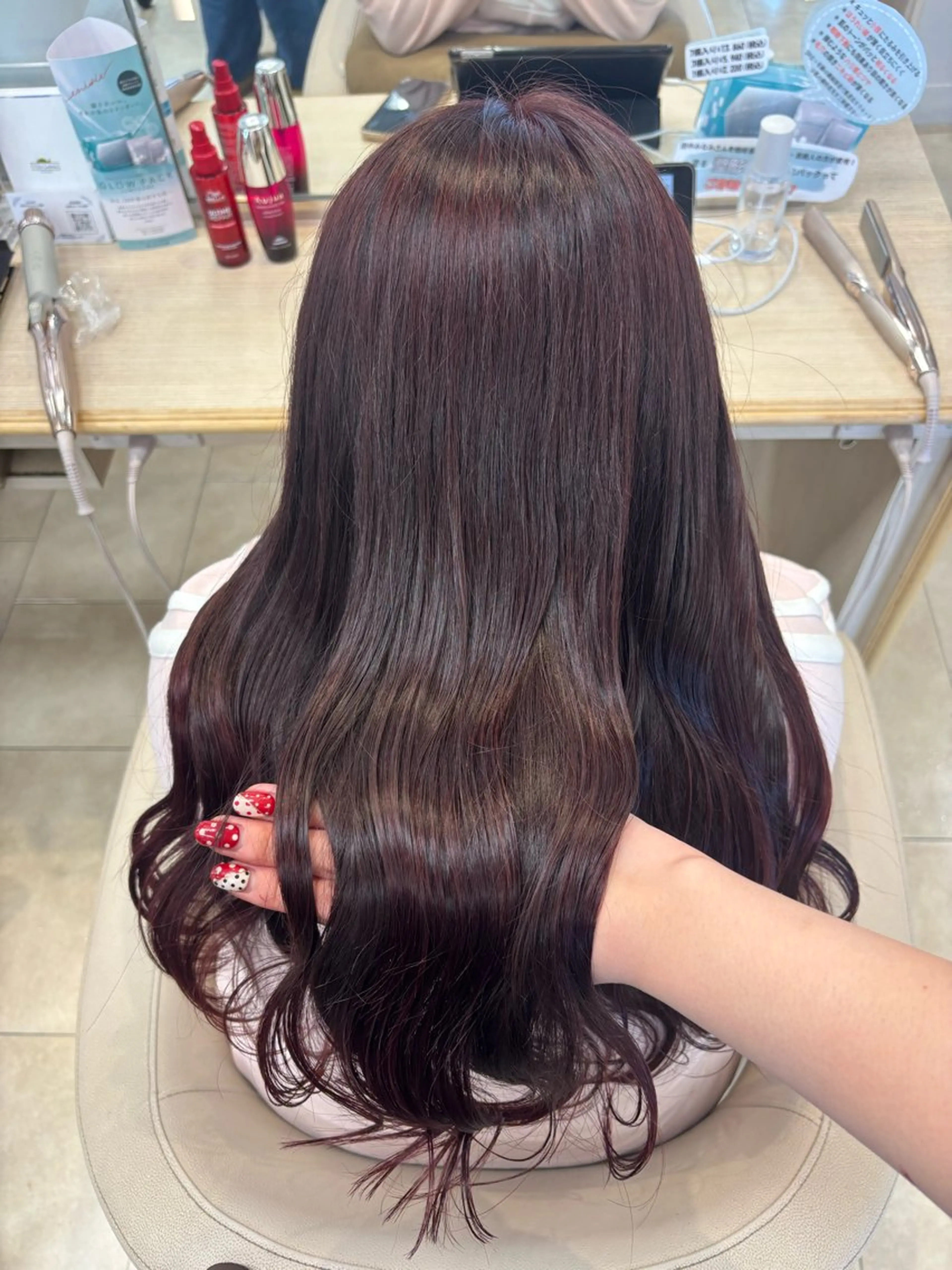 カラー 🎀暖色カラー/透明 感カラー/ひな🎀のヘアスタイル