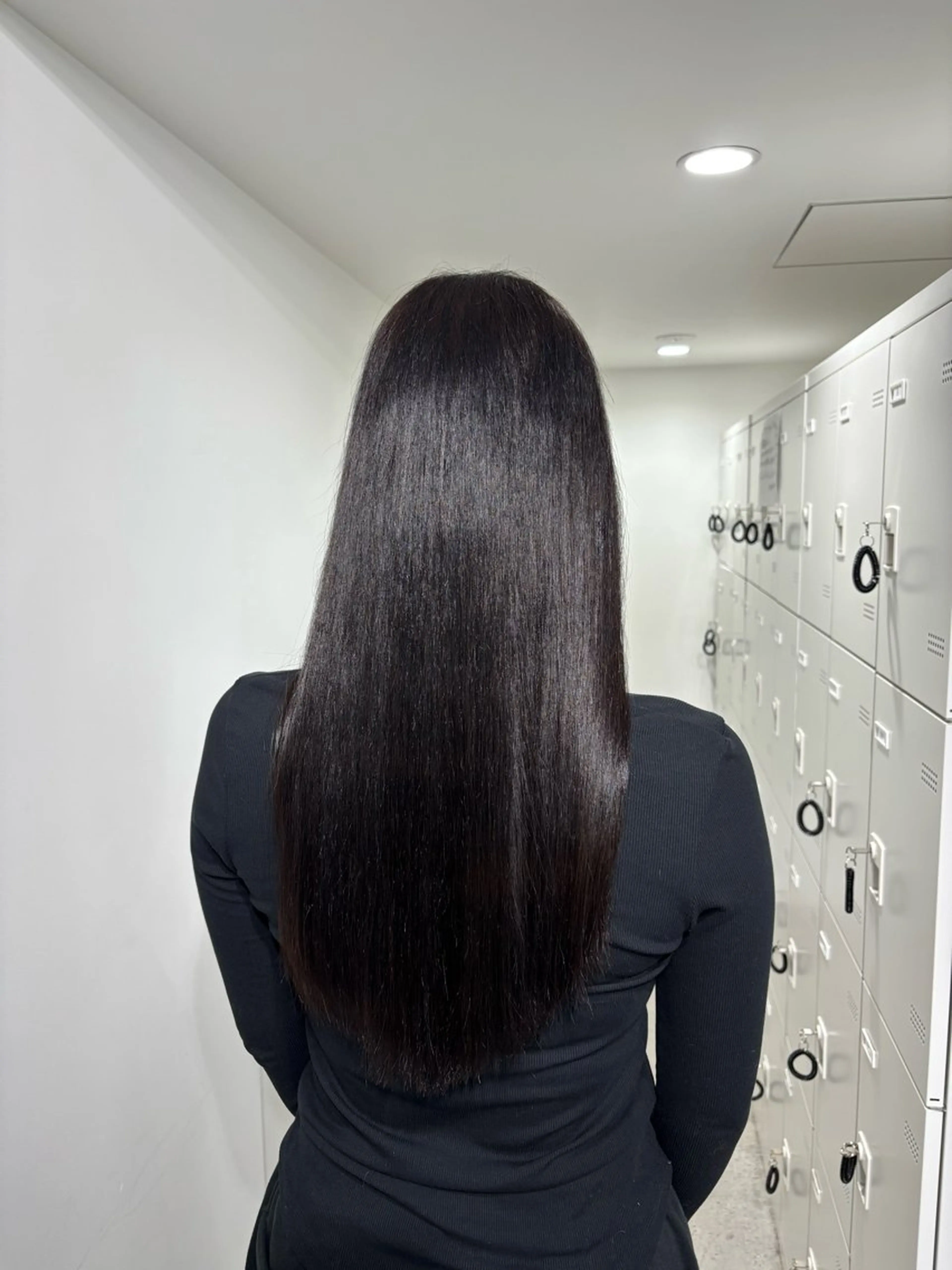 ロング カラー カット ヘアカラー トリートメント 韓国風レイヤー透明感 艶髪カラー/岡田悠希のヘアスタイル