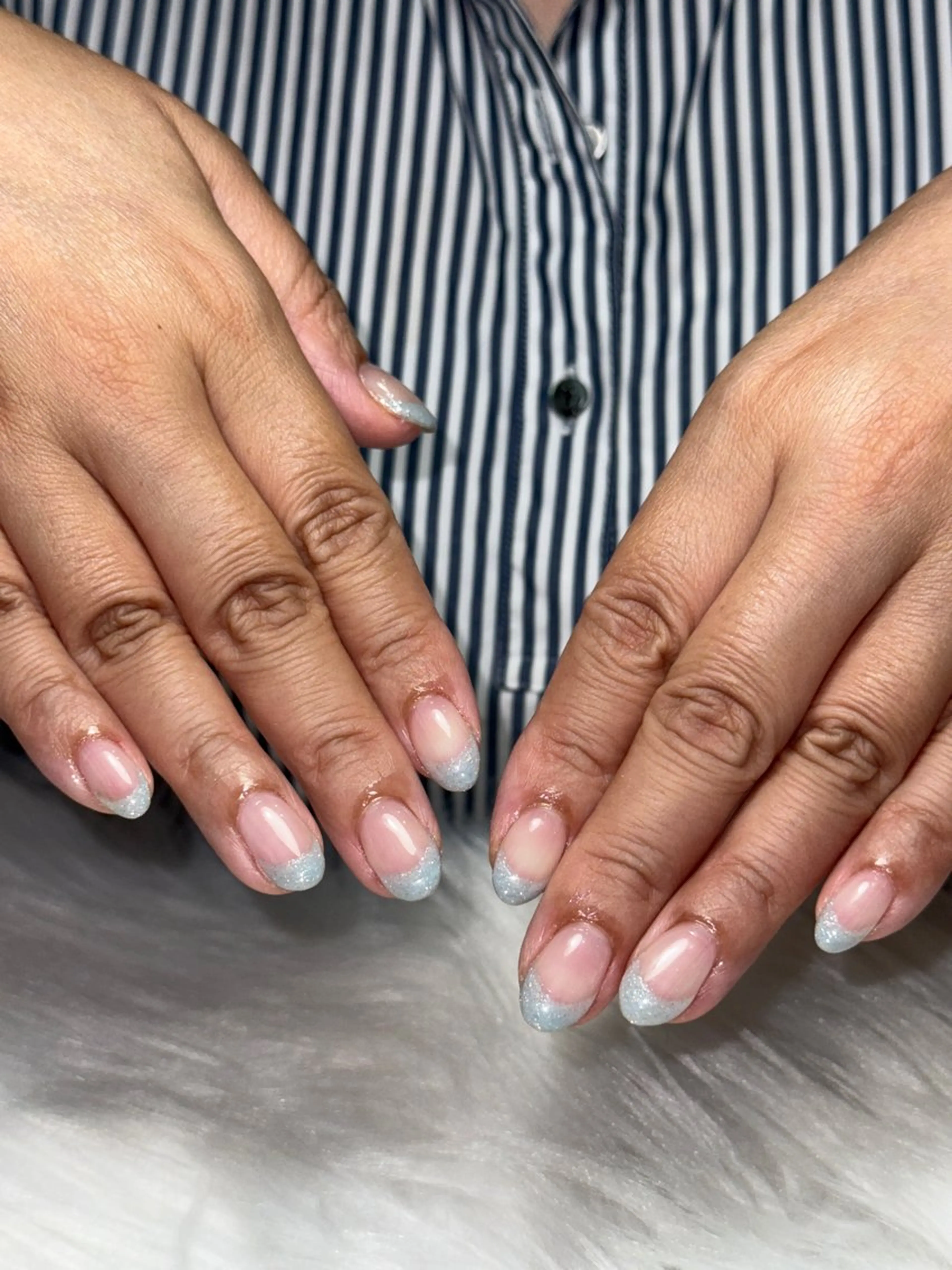 ネイル フレンチネイル Momoka 🍑🎀のネイルデザイン