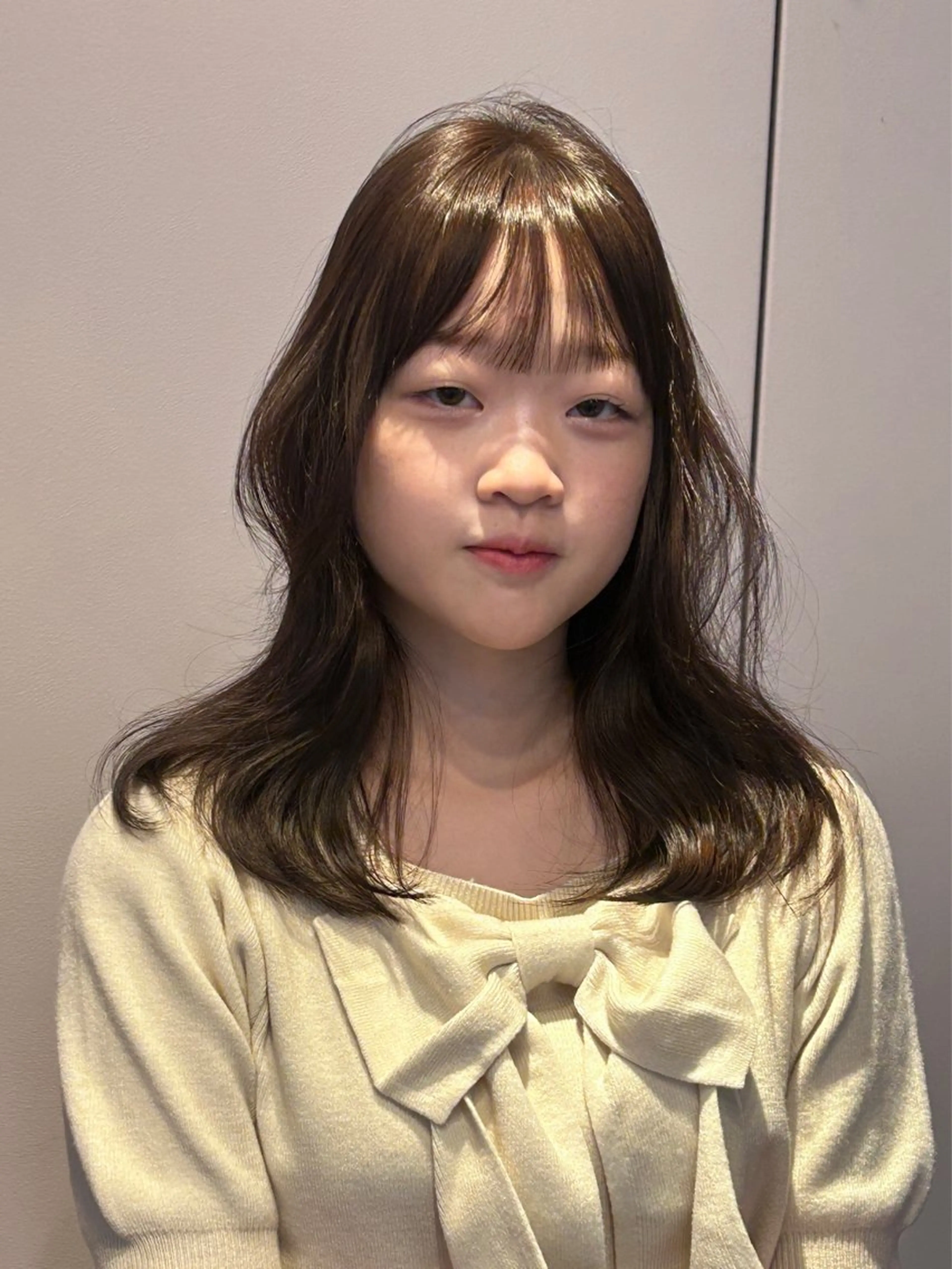 セミロング カット ヘアカラー トリートメント ナチュラル大人っぽい スタイル　MAORIのヘアスタイル