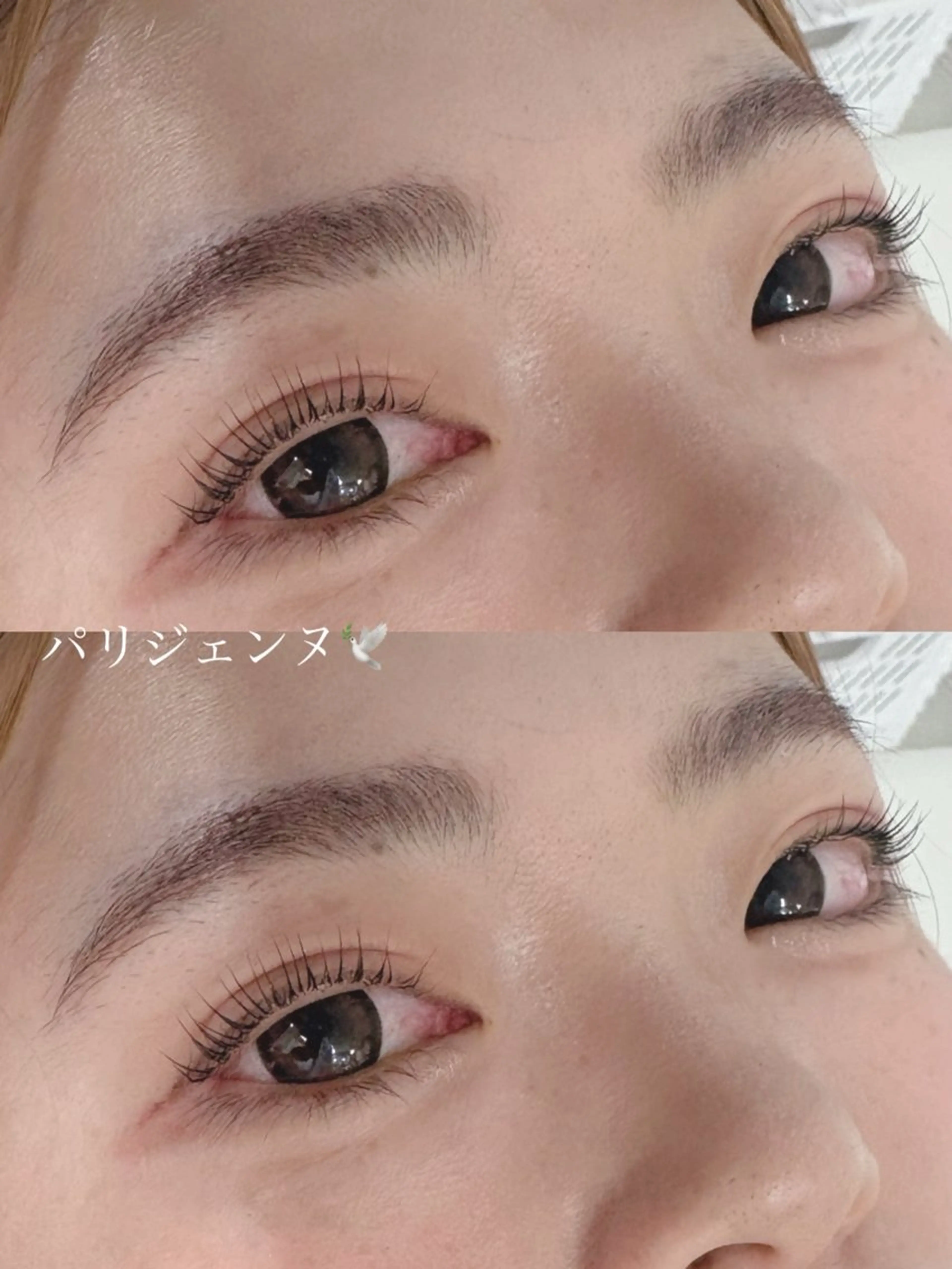 マツエク・マツパ パリジェンヌラッシュリフト Beautyeyel ash京都中央口店のマツエク・マツパデザイン