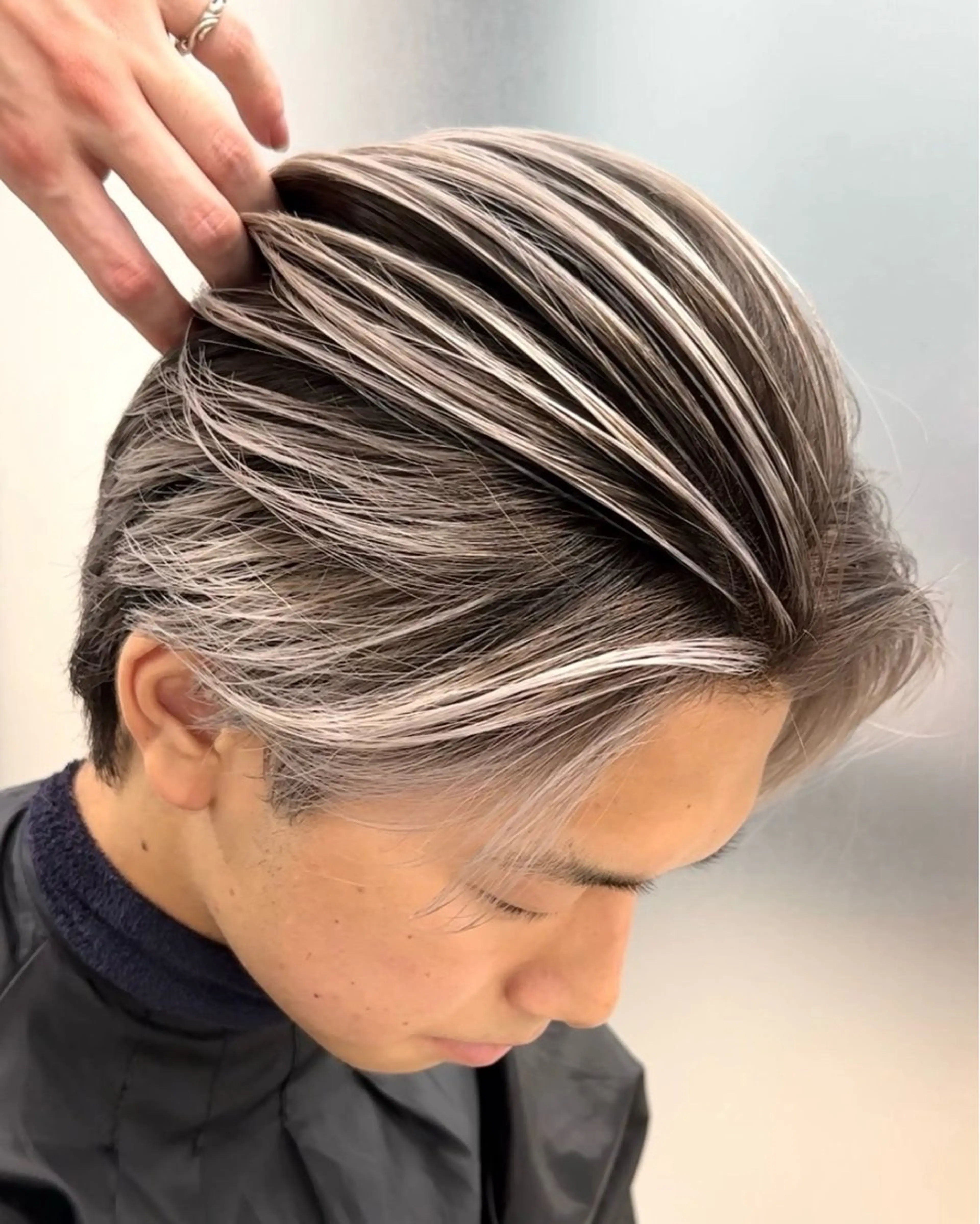 カラー メンズ レディースカット いからしゆうたのヘアスタイル