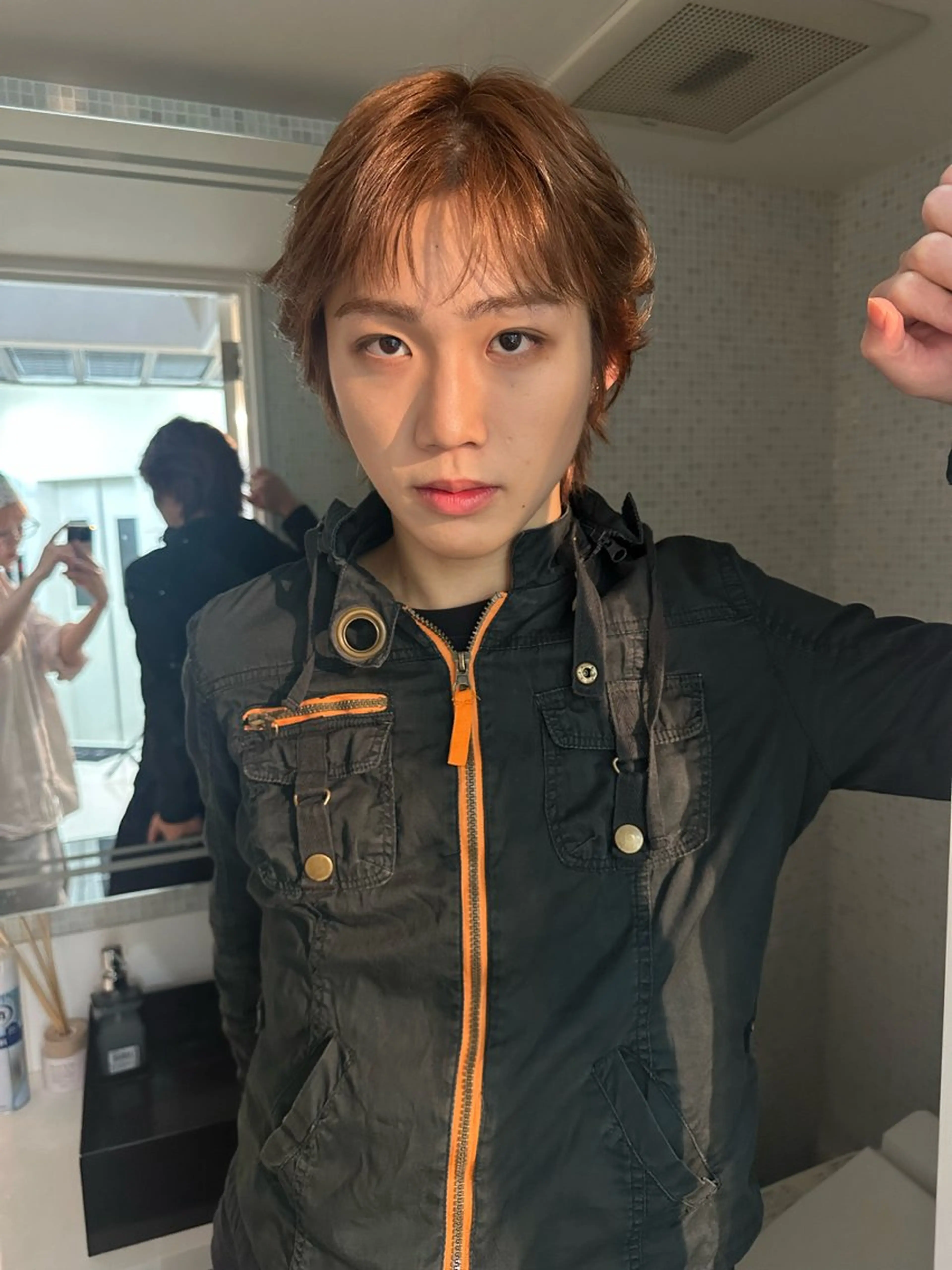 ショート カラー ヘアアレンジ メンズ MIYU/ニュアンス /ケアブリーチカラーのヘアスタイル