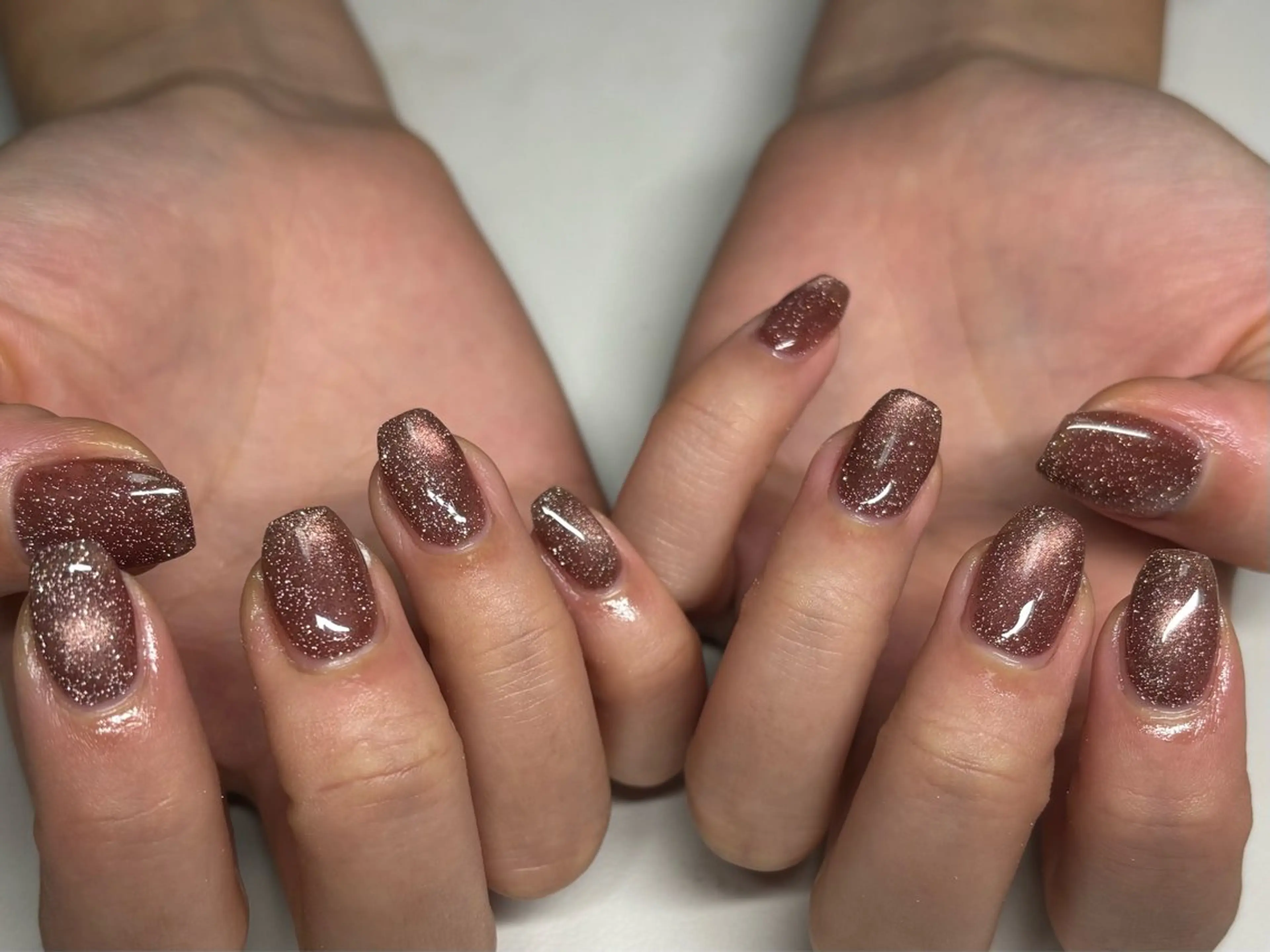 ネイル フラッシュネイル マグネットネイル ハンドネイル nayu nailのネイルデザイン