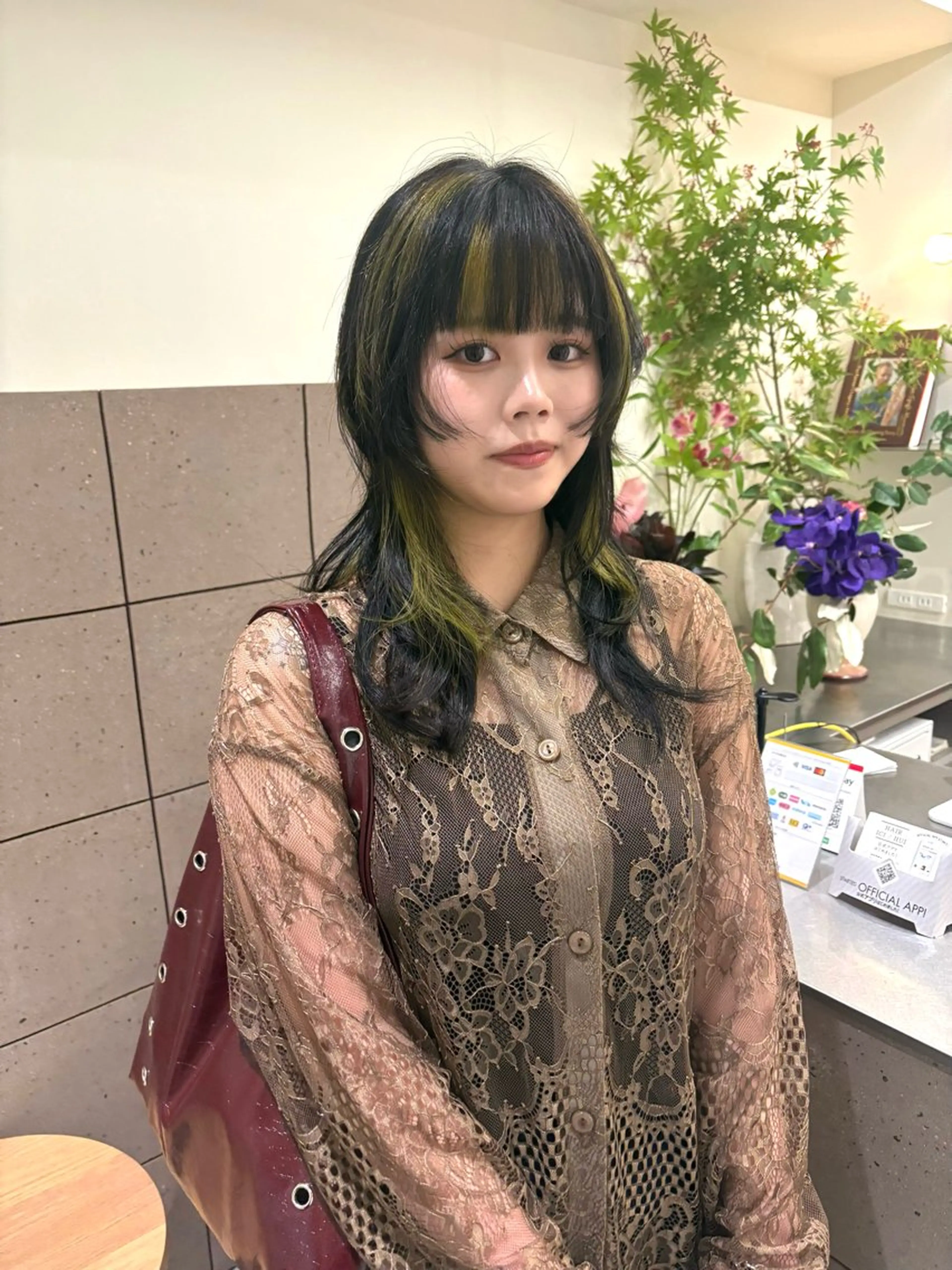ロング ヘアカラー トリートメント natsuki /HUIのヘアスタイル
