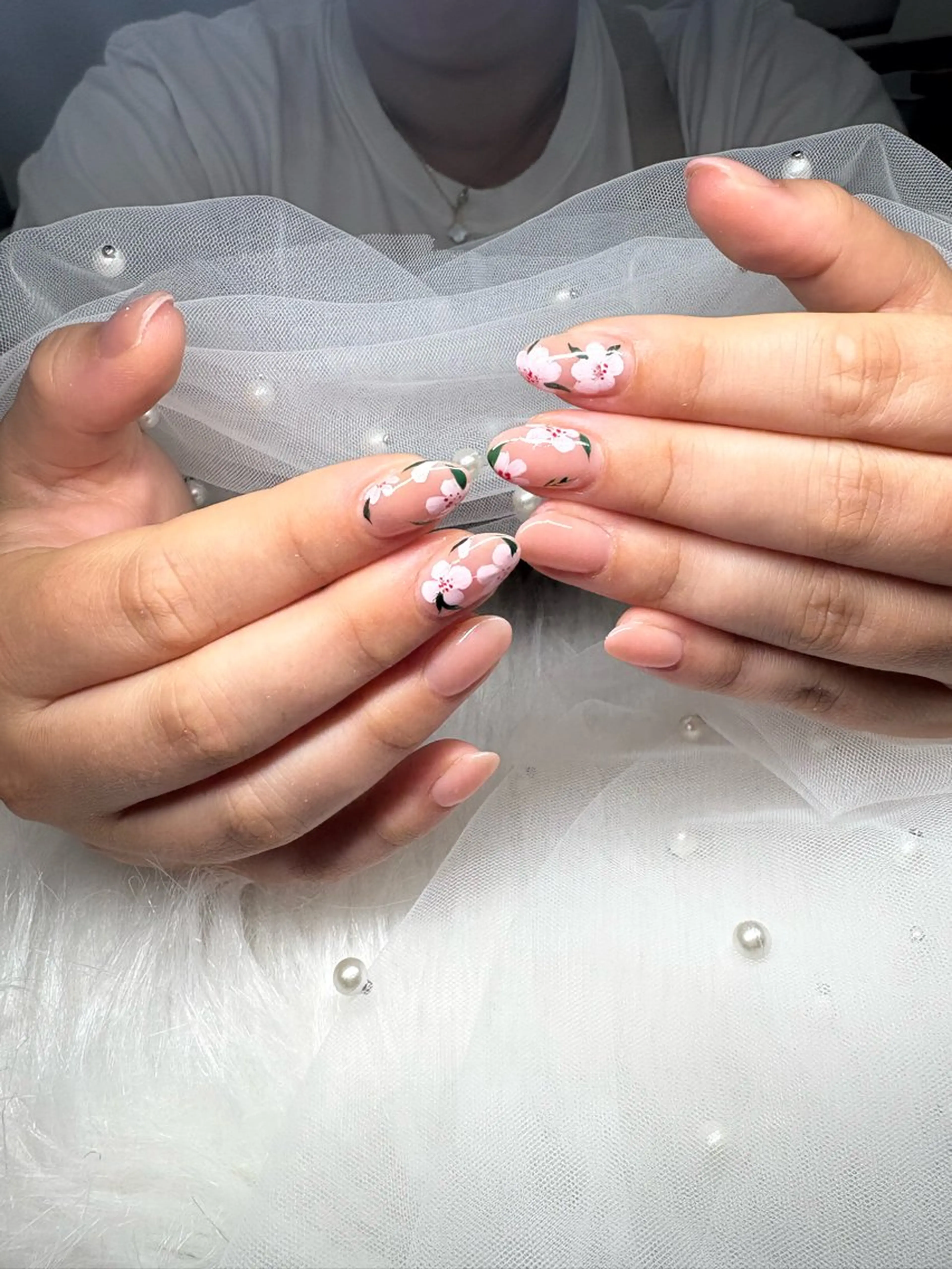 ネイル ハート 韓国ネイル 夏ネイル ワンホンネイル ハンドネイル gin ginのネイルデザイン