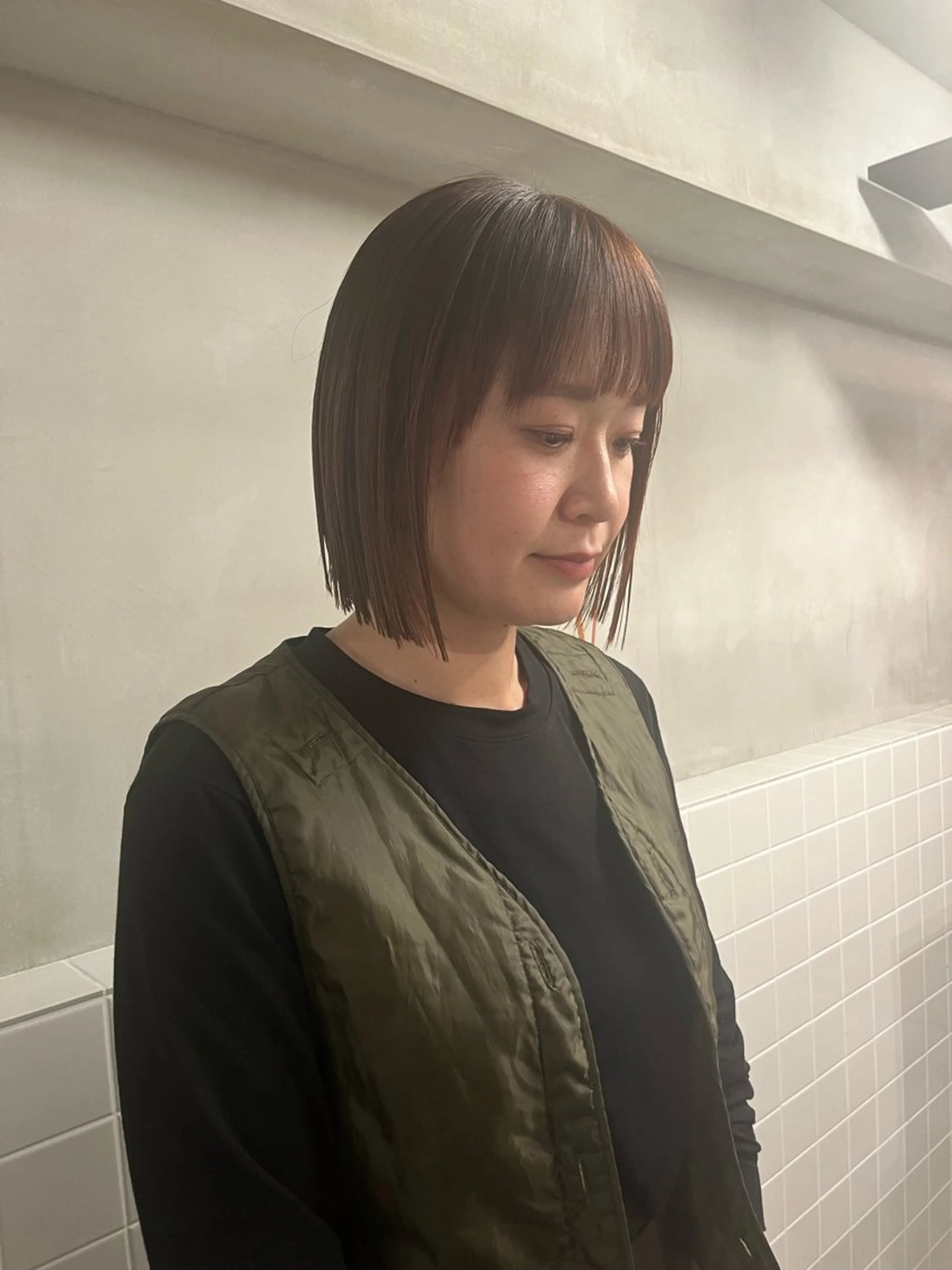 ミディアム ボブ anon Loemのヘアスタイル