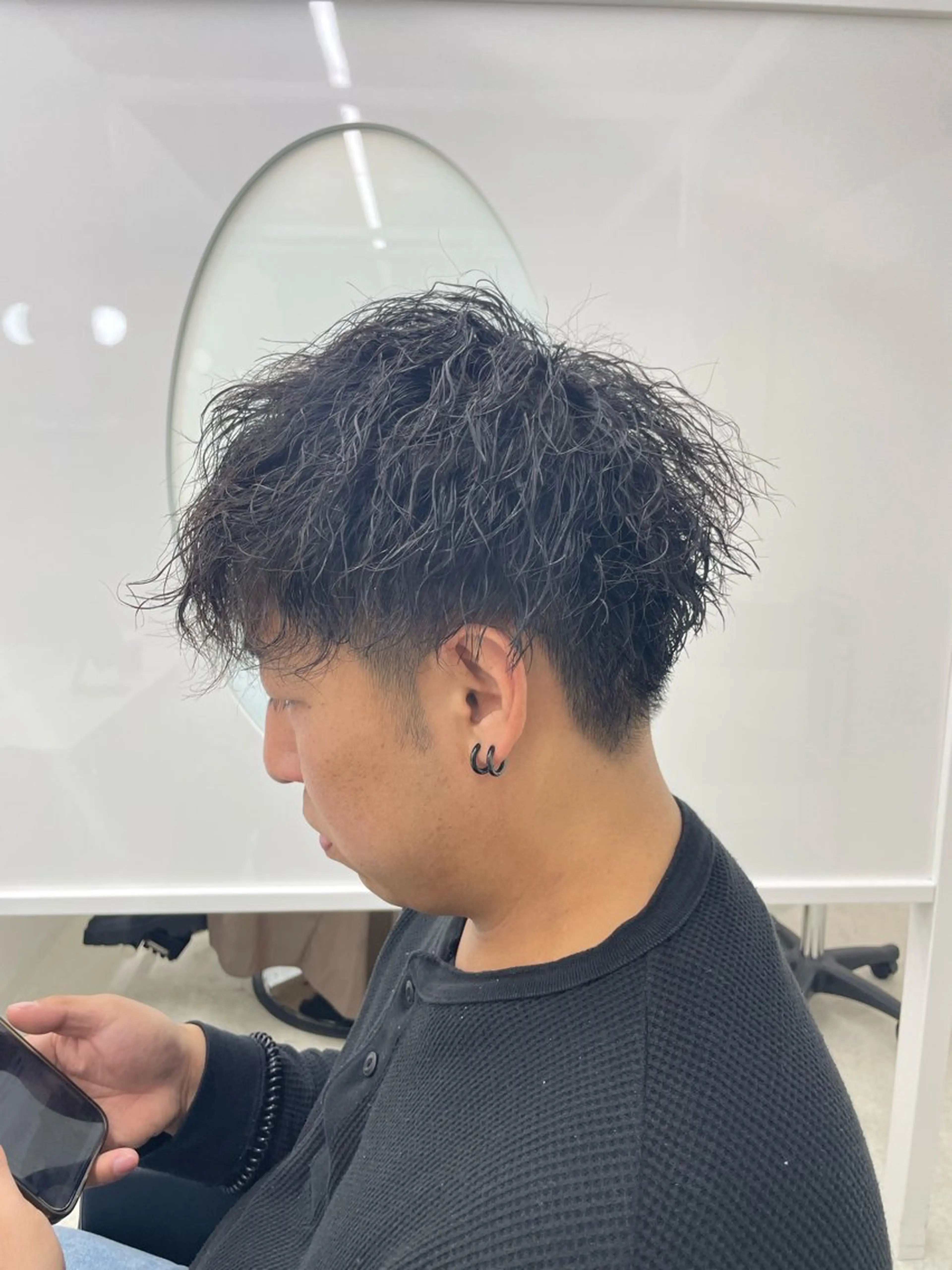 パーマ メンズ カット パーマ トリートメント 《Zina札幌大通》 Hinano🐻のヘアスタイル