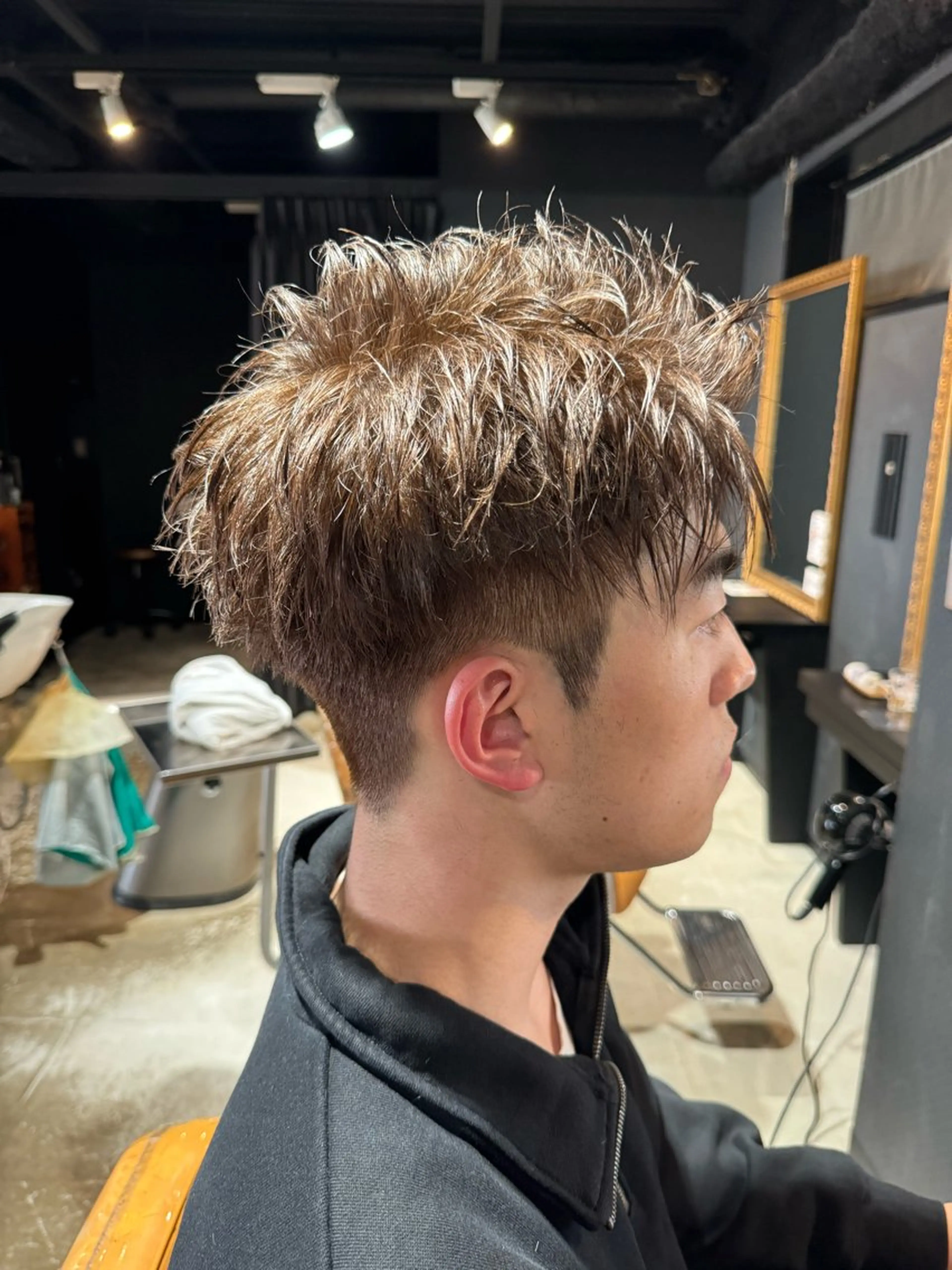 【ブリーチなしのワンカラー】👾メンズカット➕カラー👾の写真