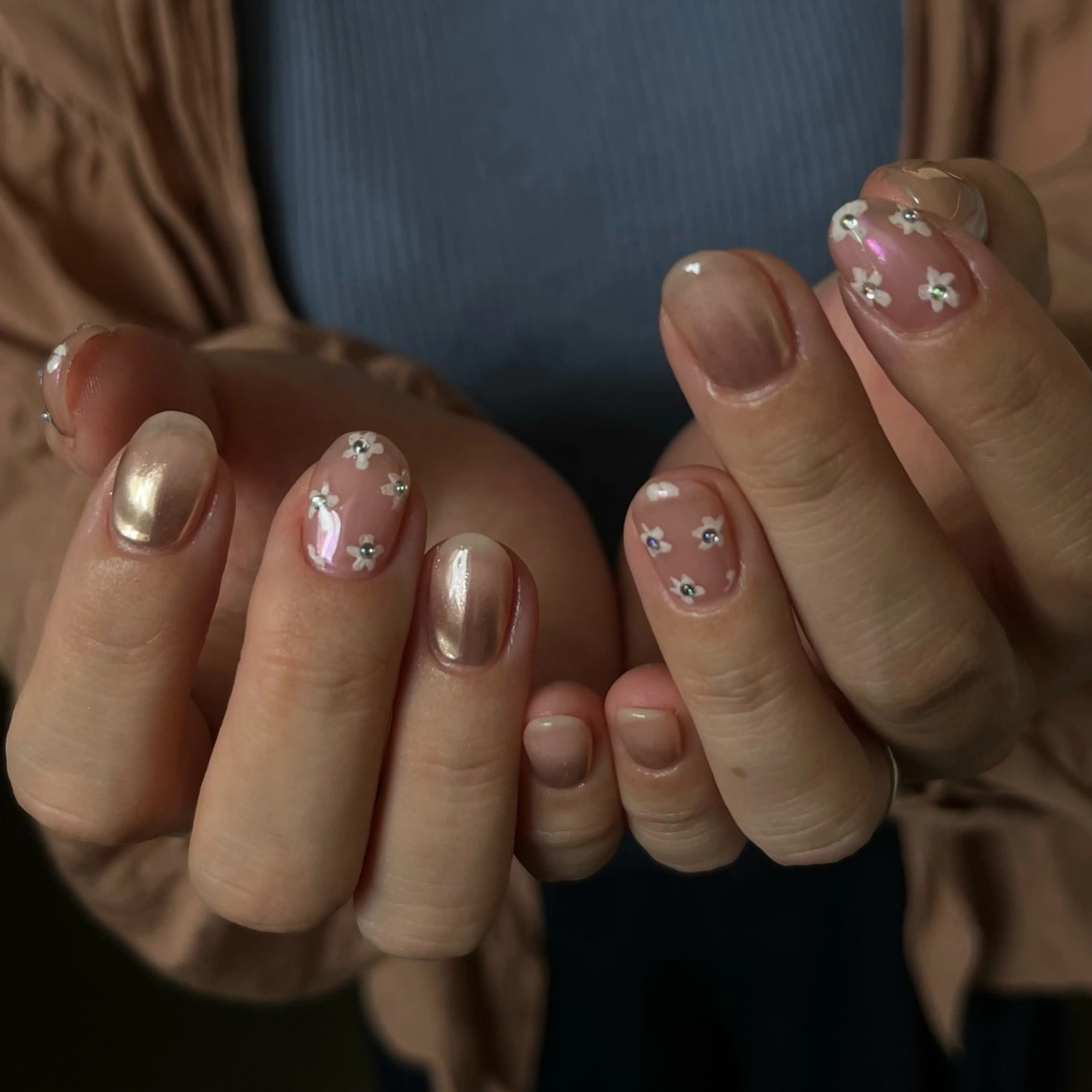 ネイル グリーン ハンドネイル vegh.所属・vegh. nail/阿波座のネイルデザイン