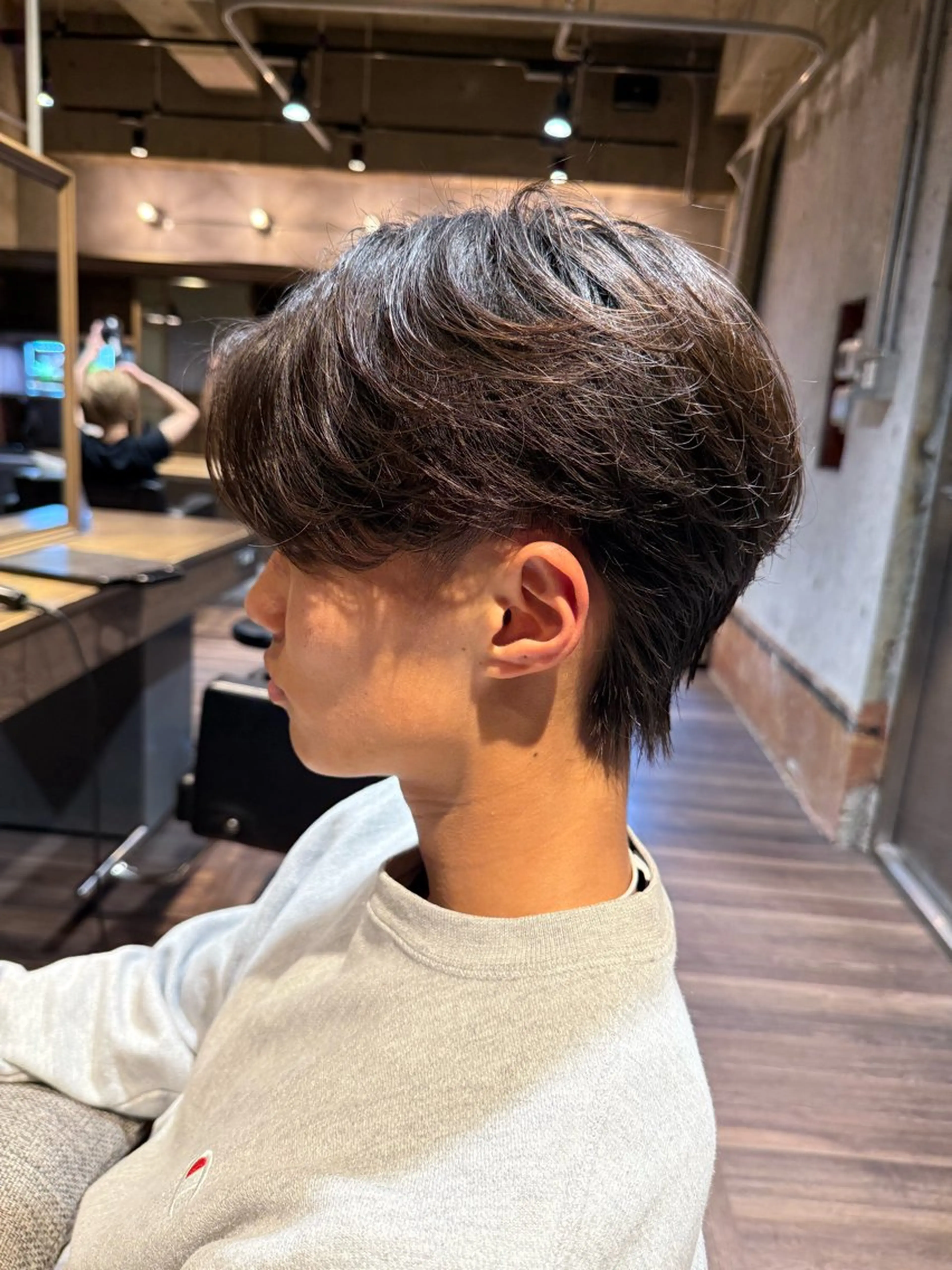 ショート パーマ メンズ メンズパーマ ニュアンスパーマ メンズ/佐藤 恒輝のヘアスタイル