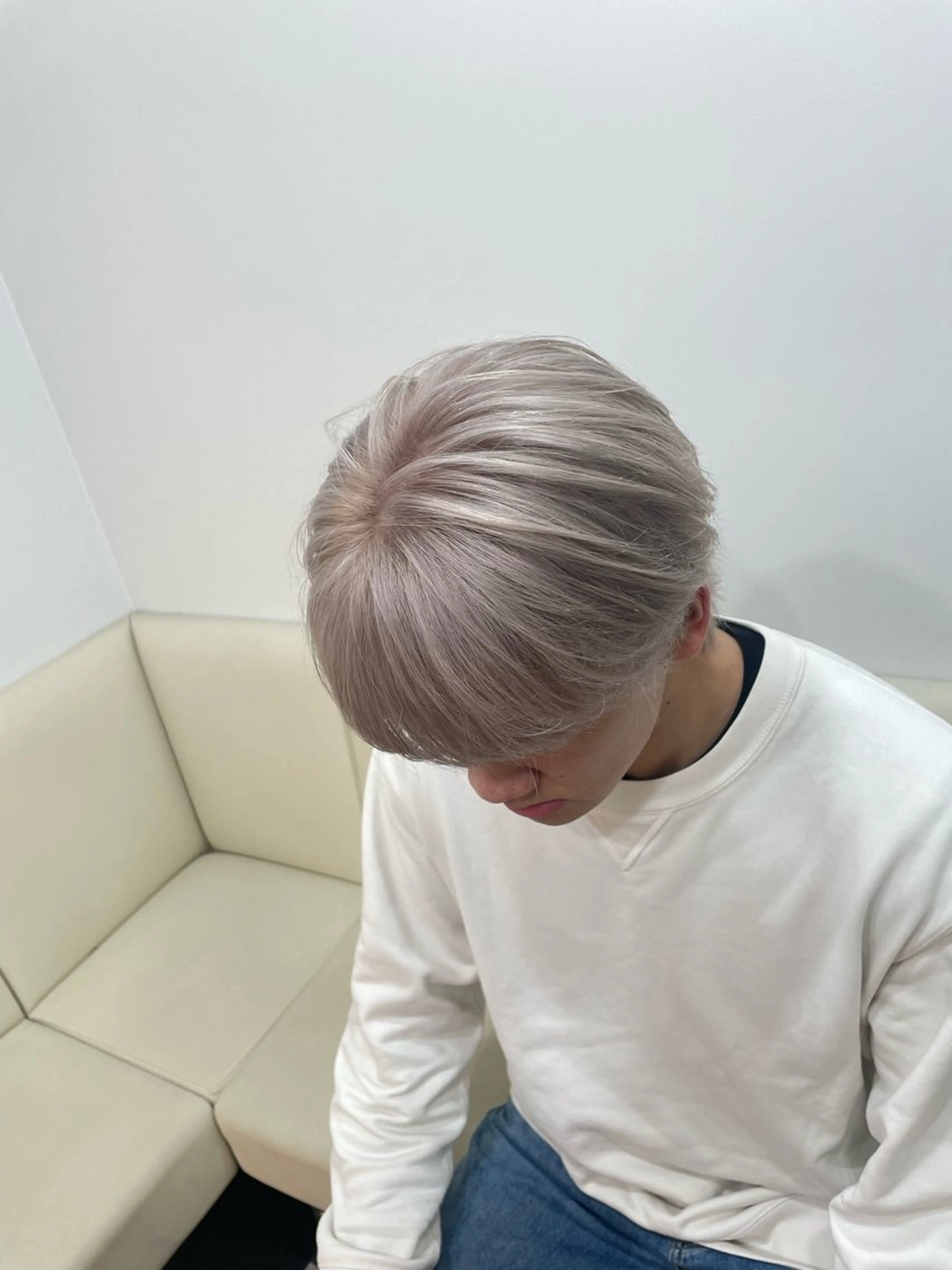 カラー メンズ カマタ ハルキのヘアスタイル