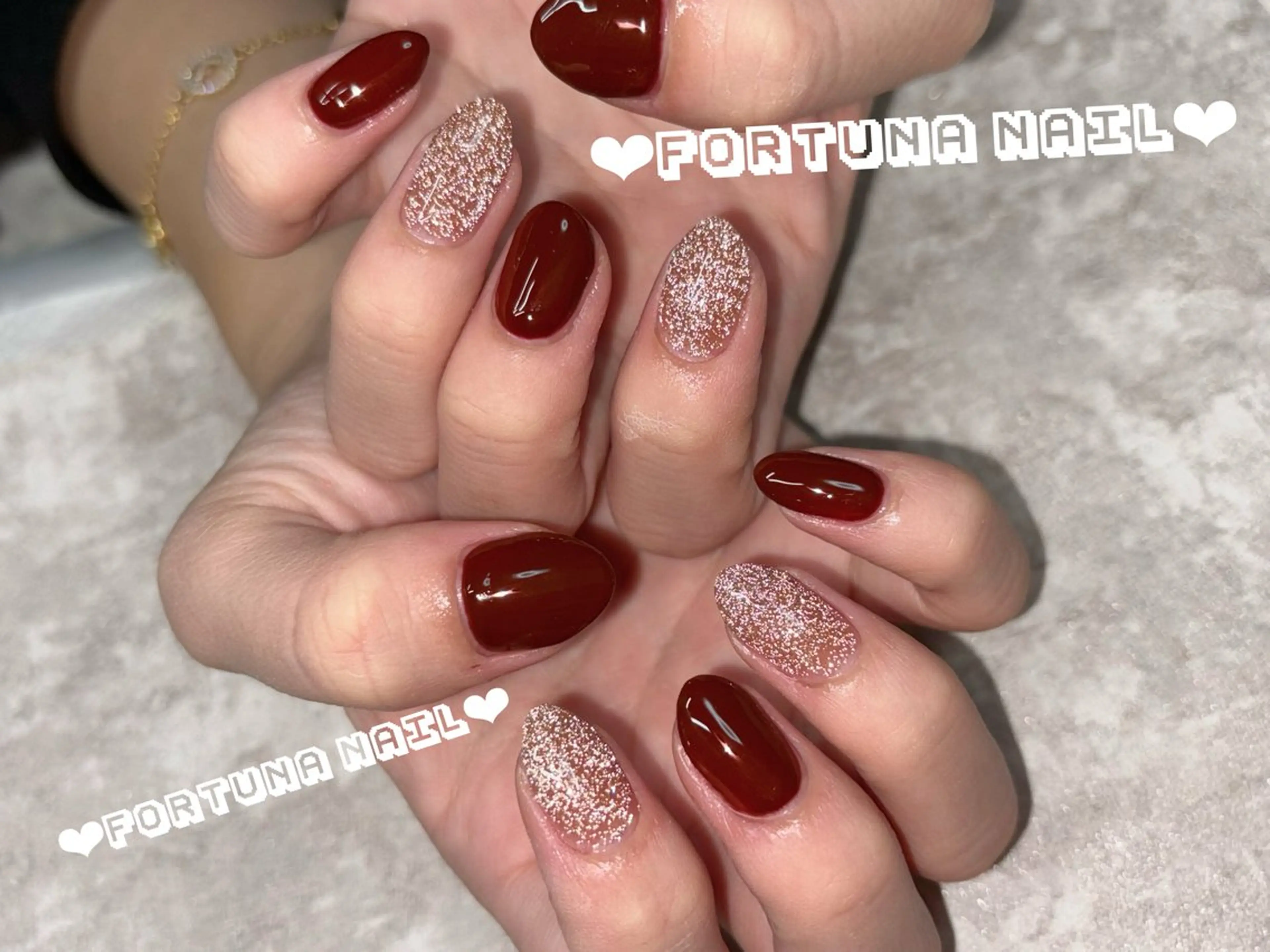 ネイル ハンドネイル Nail •Head スパFortunaのネイルデザイン