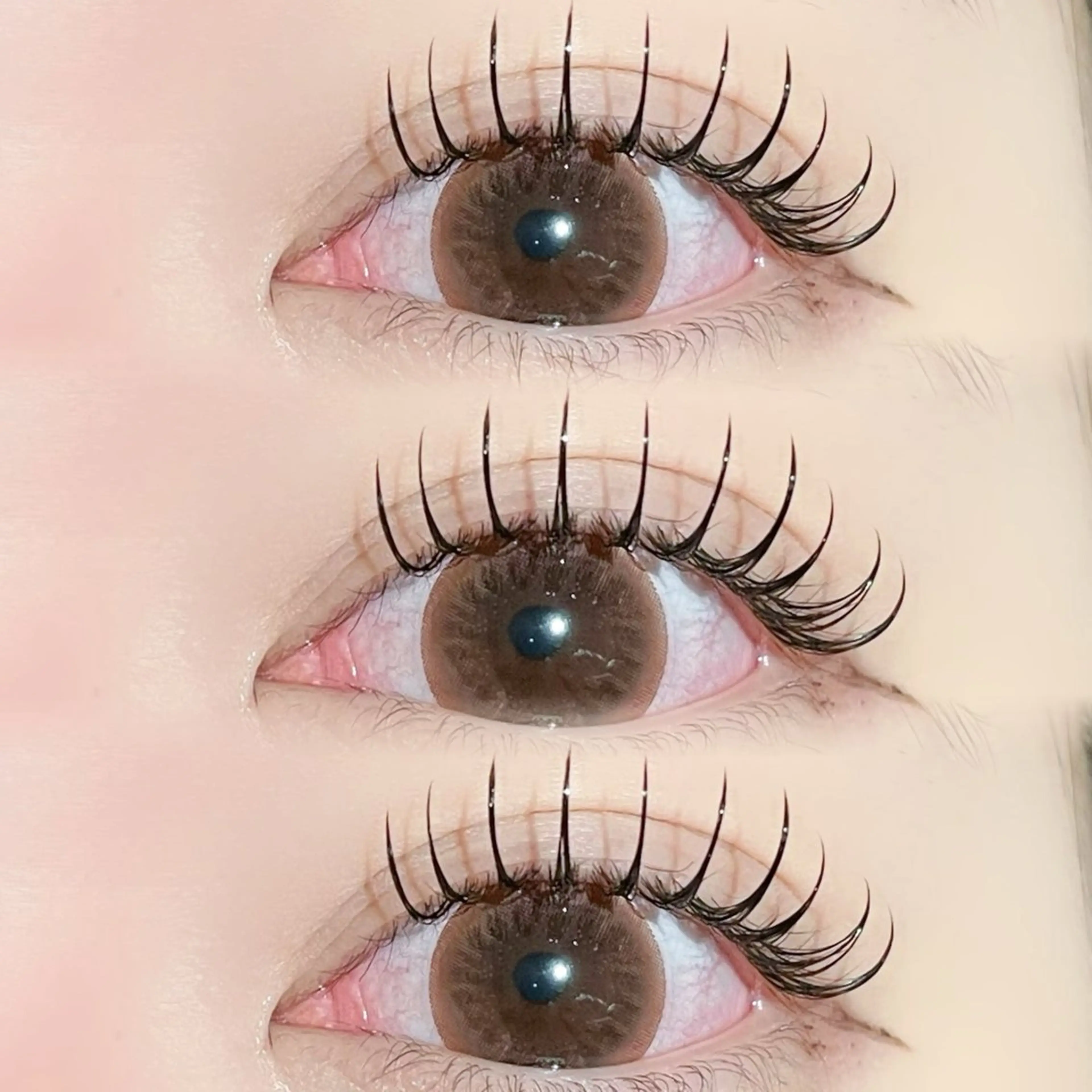 ✨圧倒的人気No.1✨韓国アイドル束感マツエク🇰🇷＋高級コーティング付🤍120本premiumフラットラッシュ使用の写真