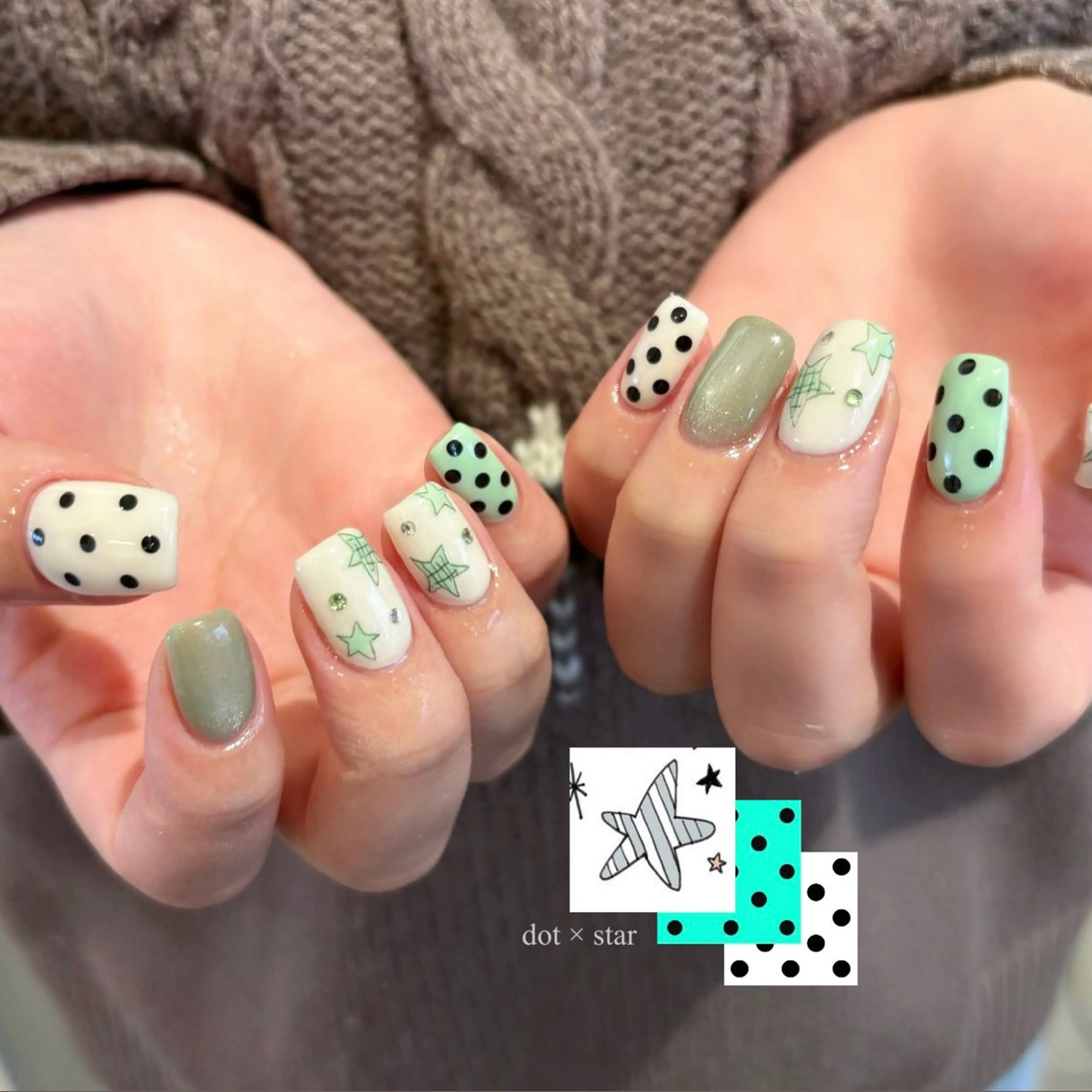 ネイル ハンドネイル Re:sta Rinaのネイルデザイン