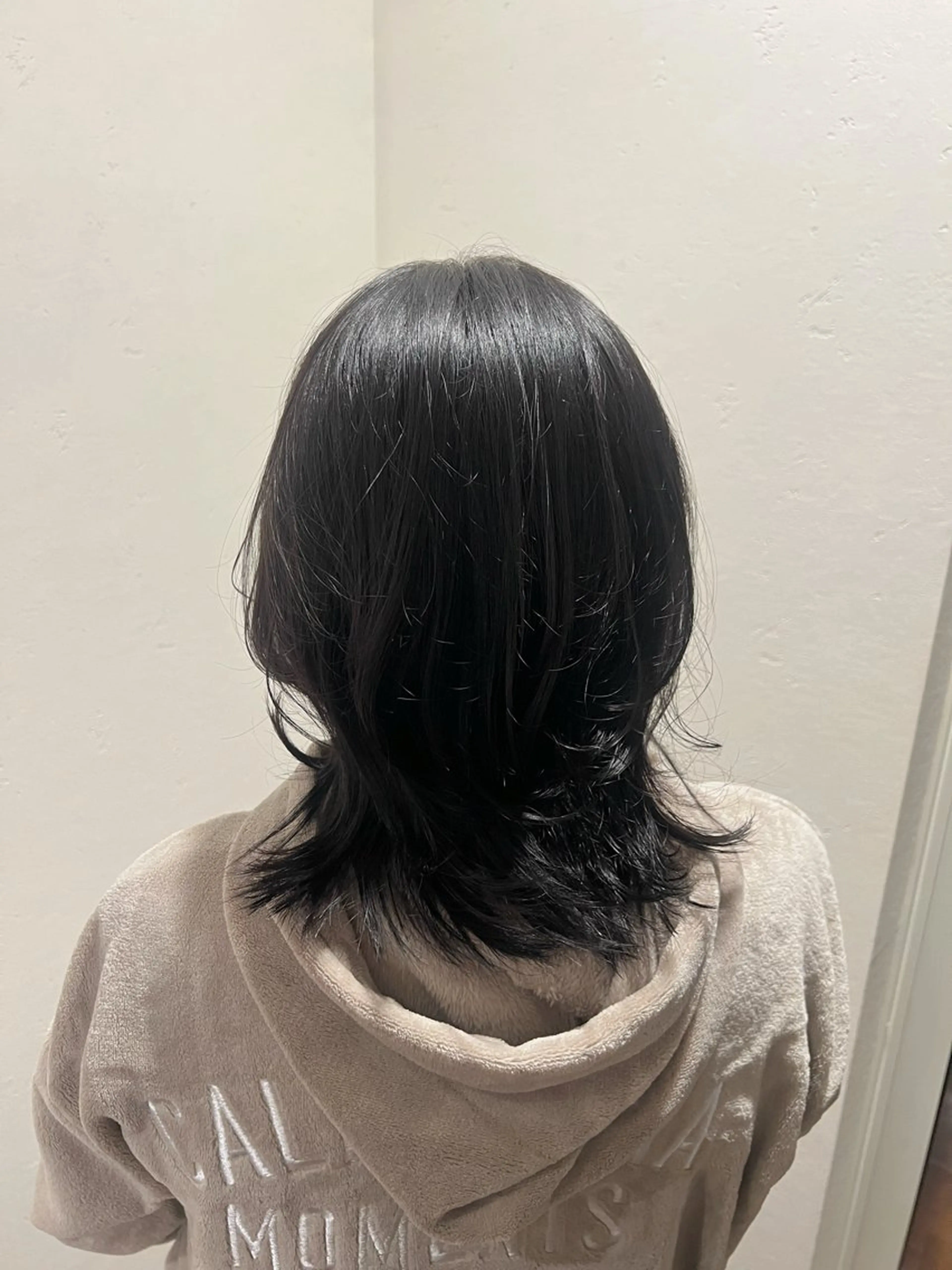 ミディアム くびれヘア くびれレイヤー レイヤーカット ウルフカット ウルフレイヤー 水田 芹七のヘアスタイル