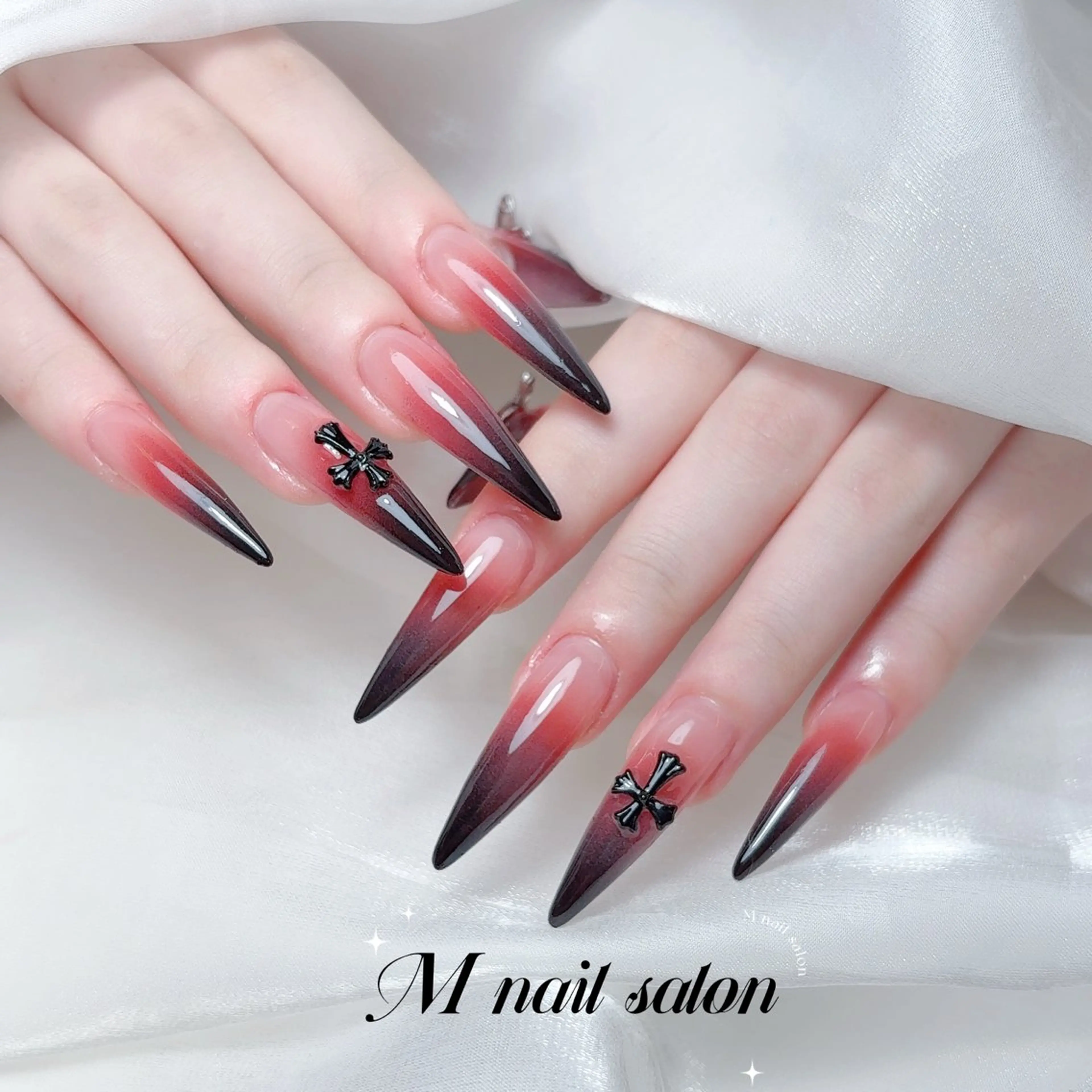 ネイル ハンドネイル M🌷nail 長さだし専門店のネイルデザイン