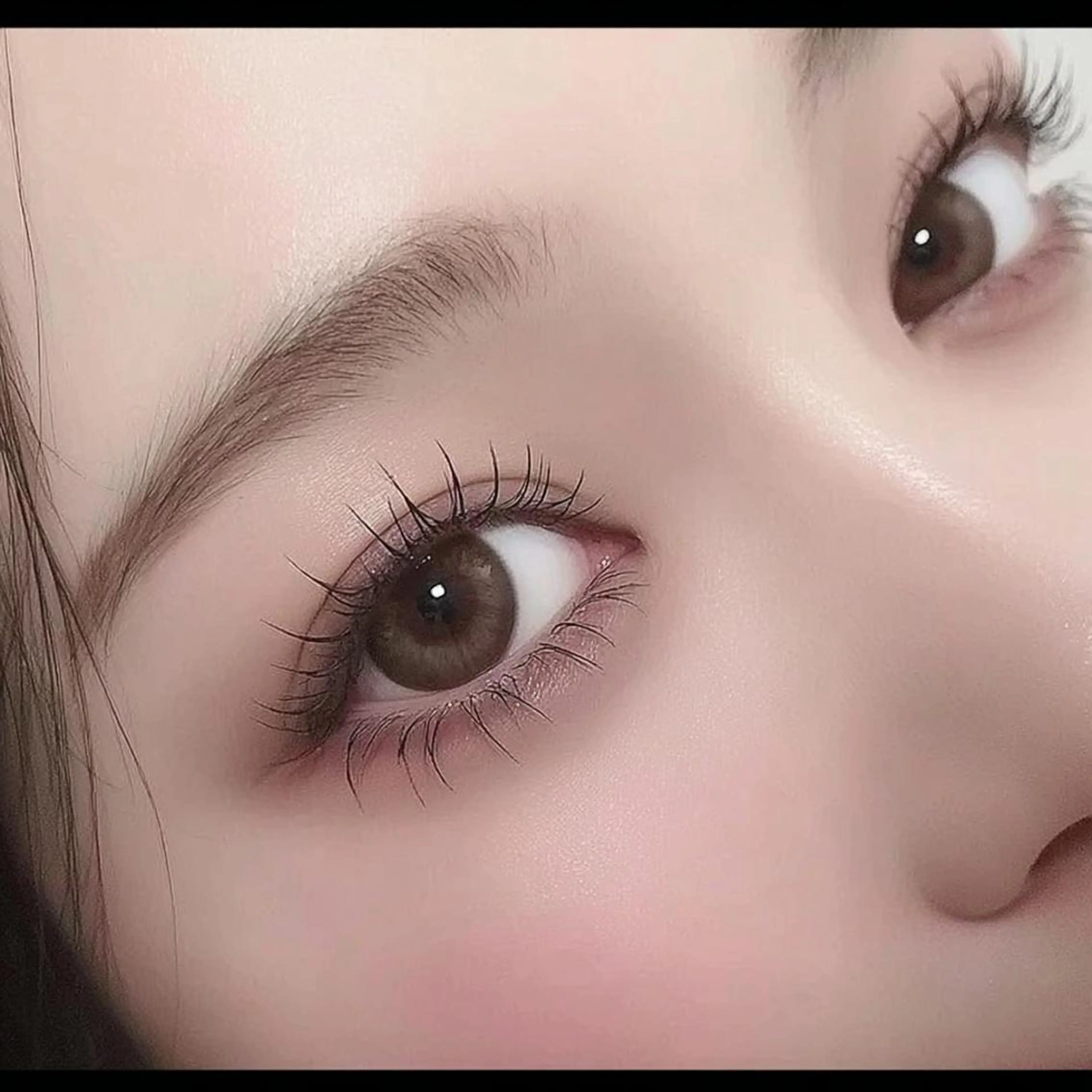 マツエク・マツパ 束感まつ毛 フラットラッシュ ナチュラル パリジェンヌラッシュリフト まつげパーマ マツパ sakura🎀 /プラチナムドールのマツエク・マツパデザイン