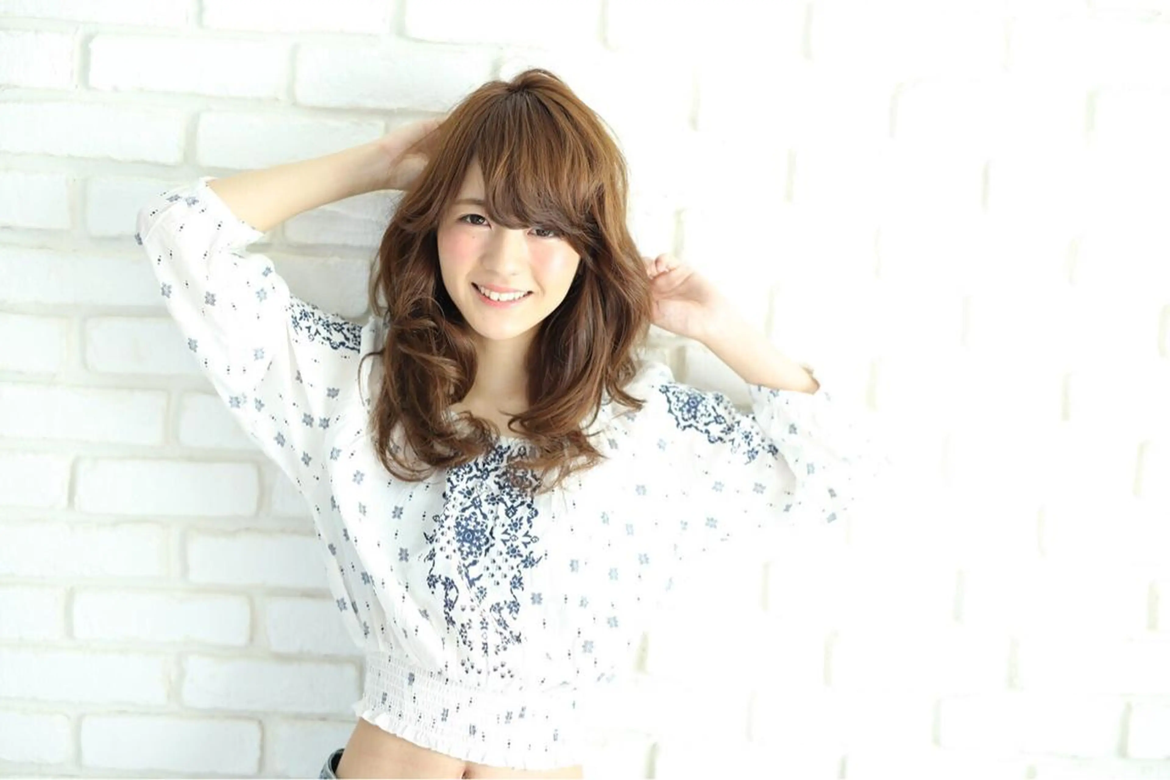 セミロング ヘアーメイクlucia所属・KEN ZOのヘアスタイル