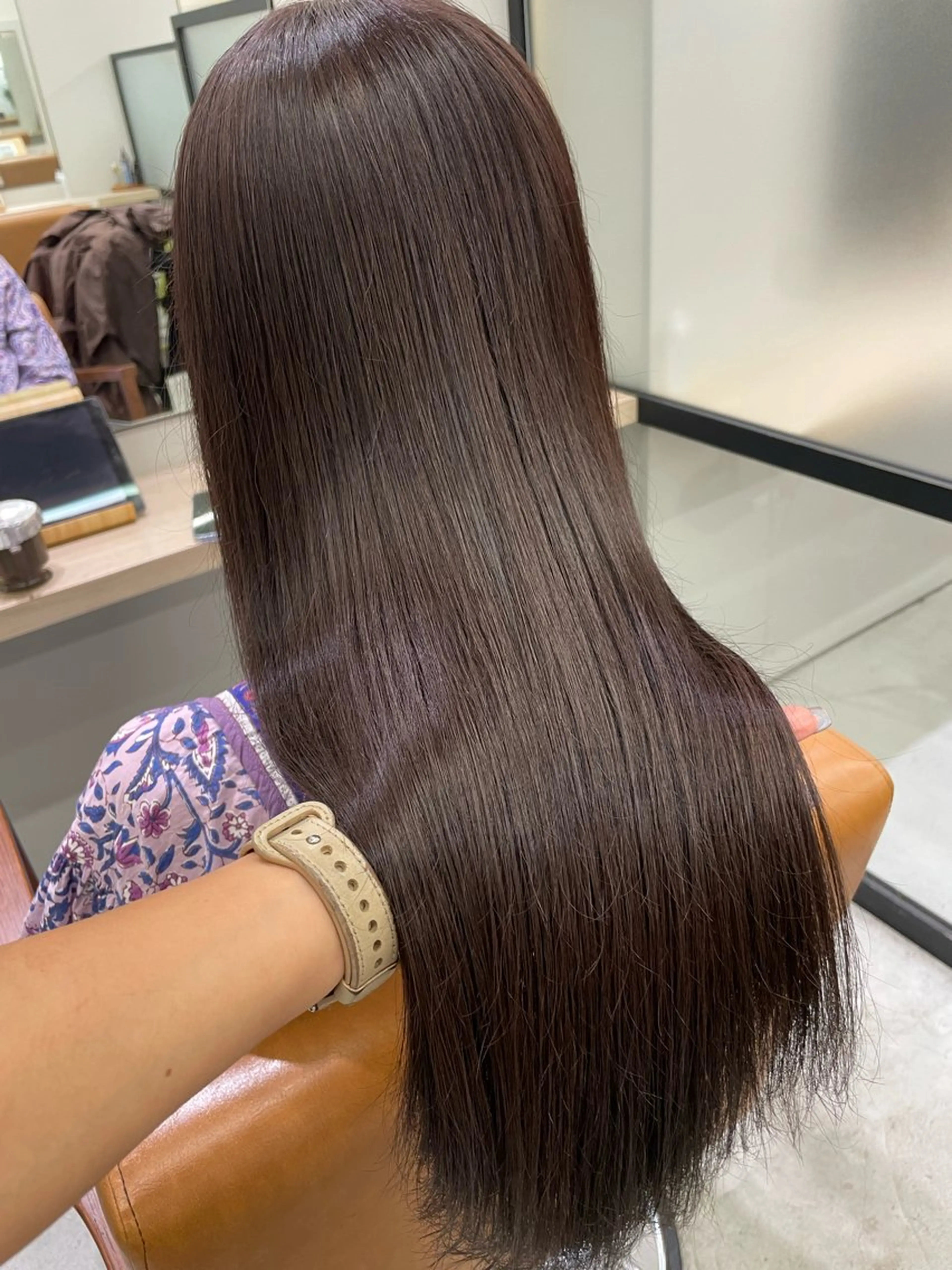 ロング カラー カット ヘアカラー 半個室女性salon 🩰Natsumiのヘアスタイル