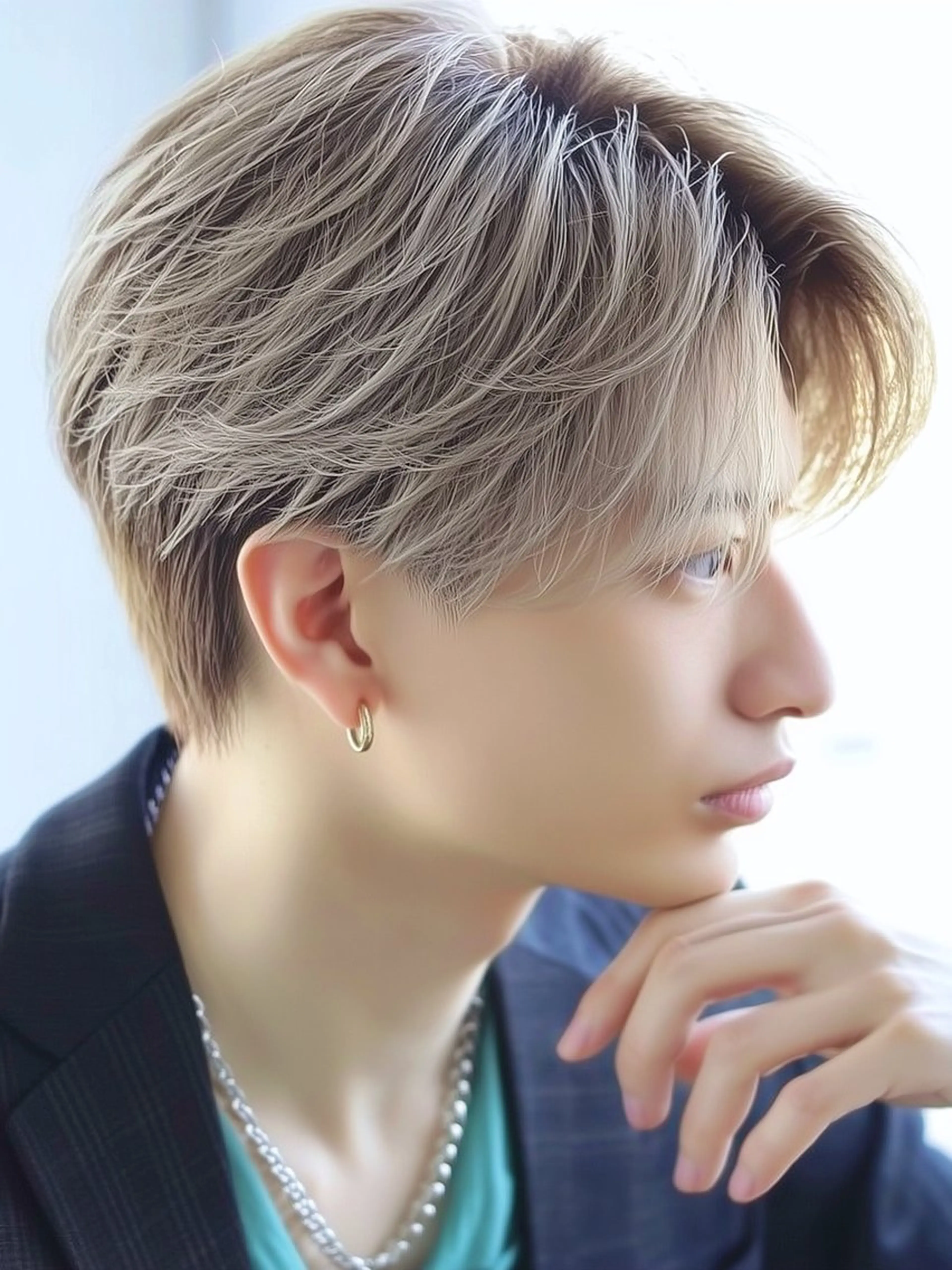 ショート カラー メンズ カット ヘアカラー トリートメント メンズ特化/パーマ/ 髪質改善　高野奨馬のヘアスタイル