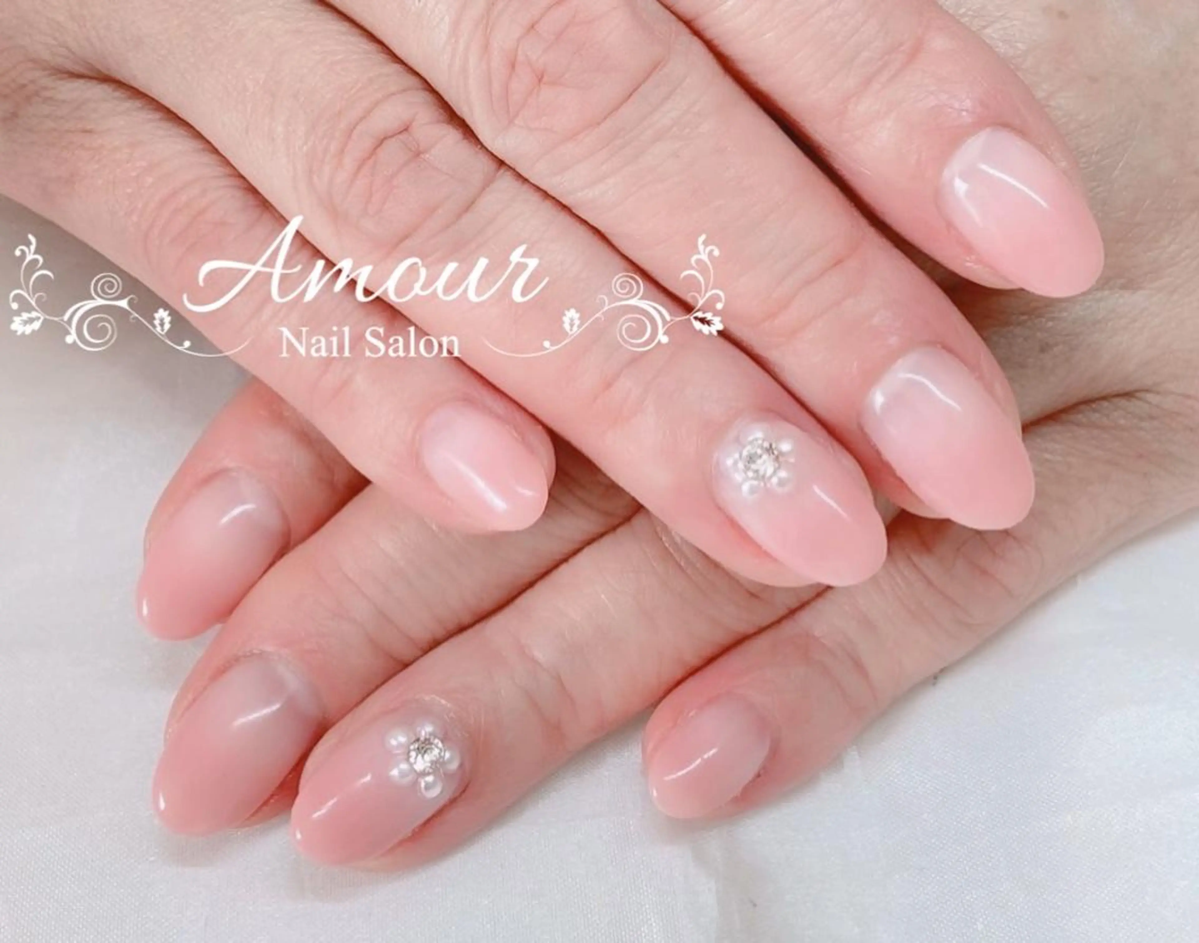 ️🩵7月8月限定️🩵オフ無料🧸ハンド ジェルネイル♡ワンカラー/グラデーションの写真