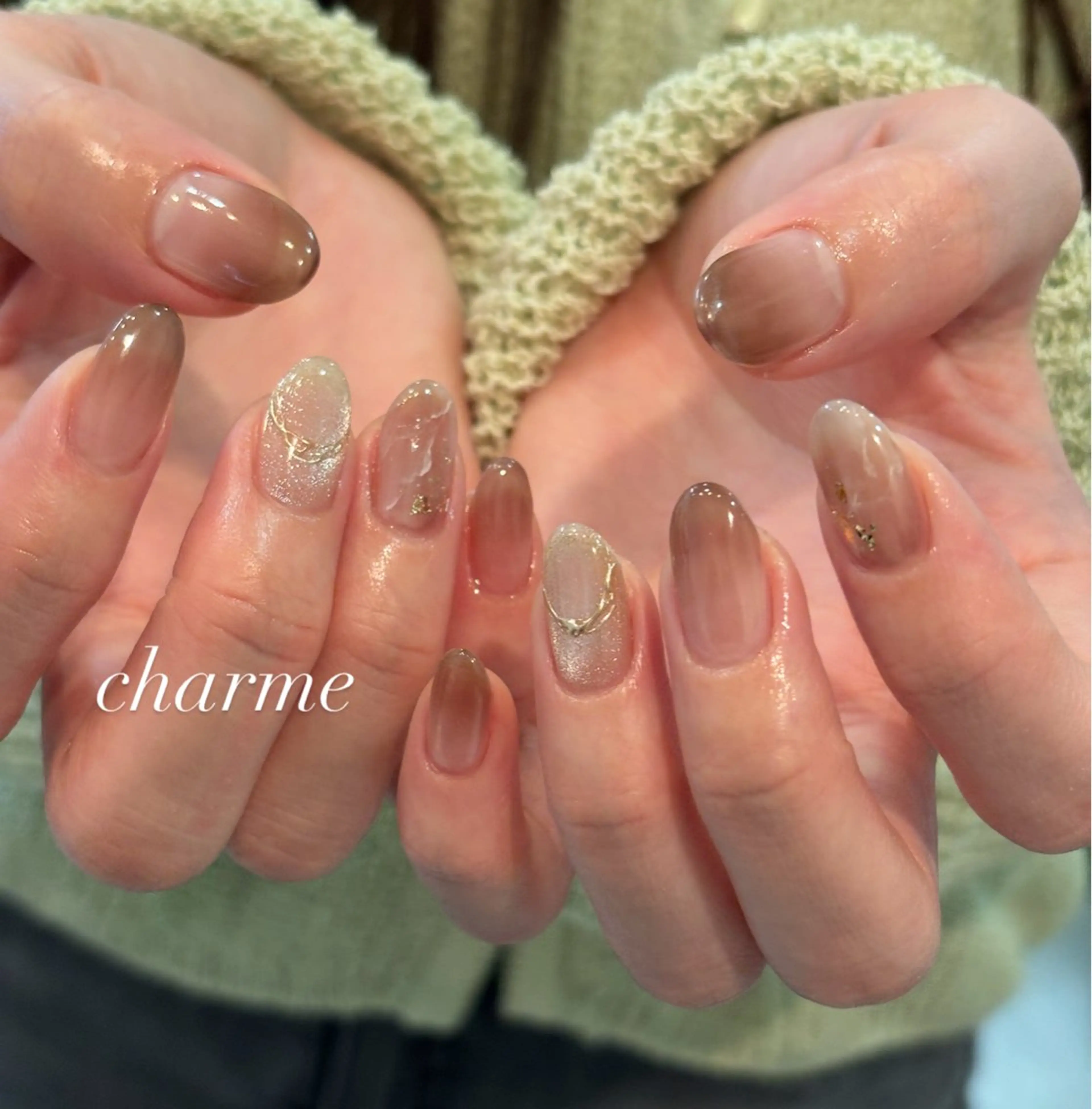 ネイル ハンドネイル charme nailのネイルデザイン
