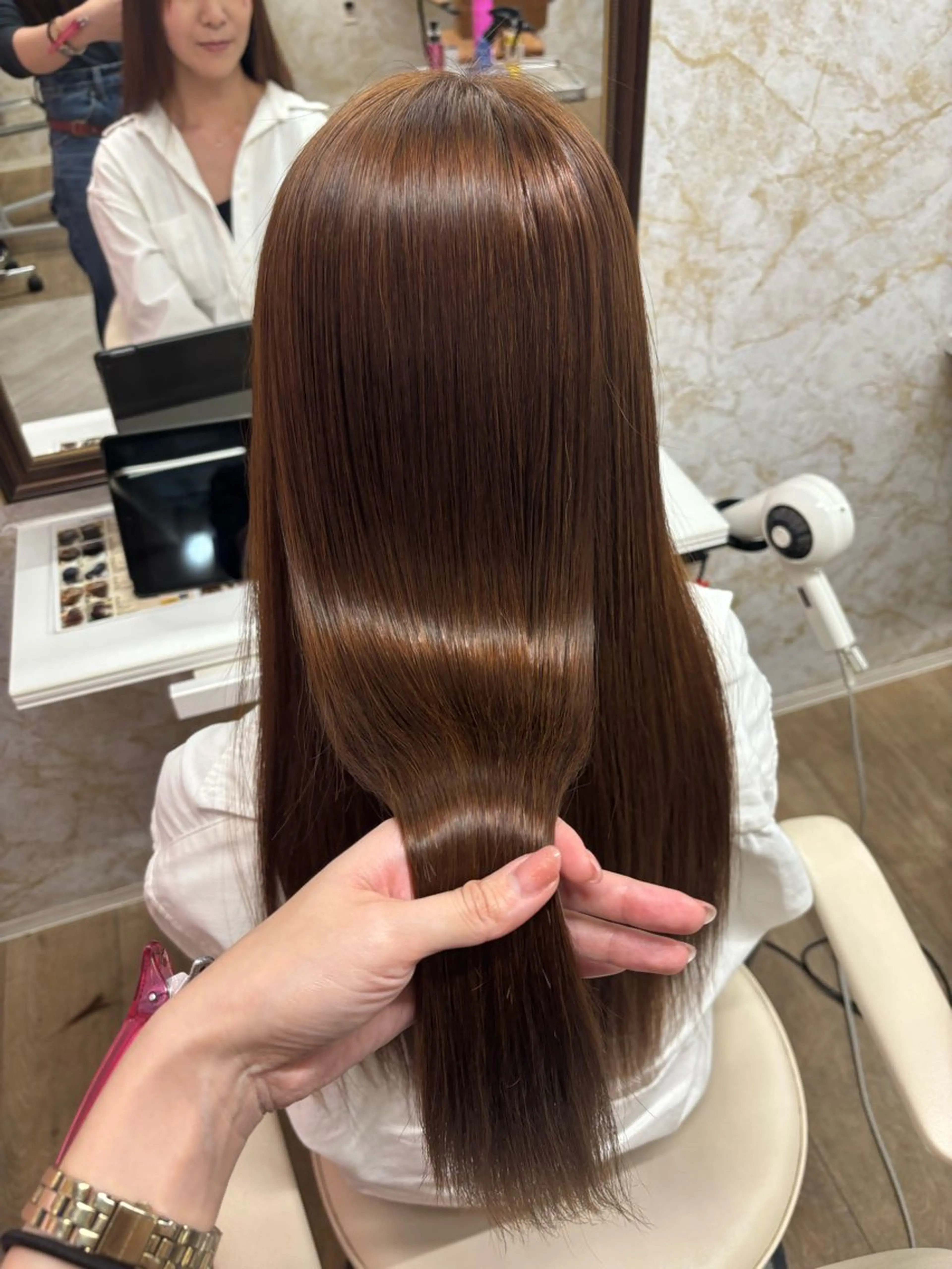 ロング 梅田/レイヤー /韓国/KANAのヘアスタイル