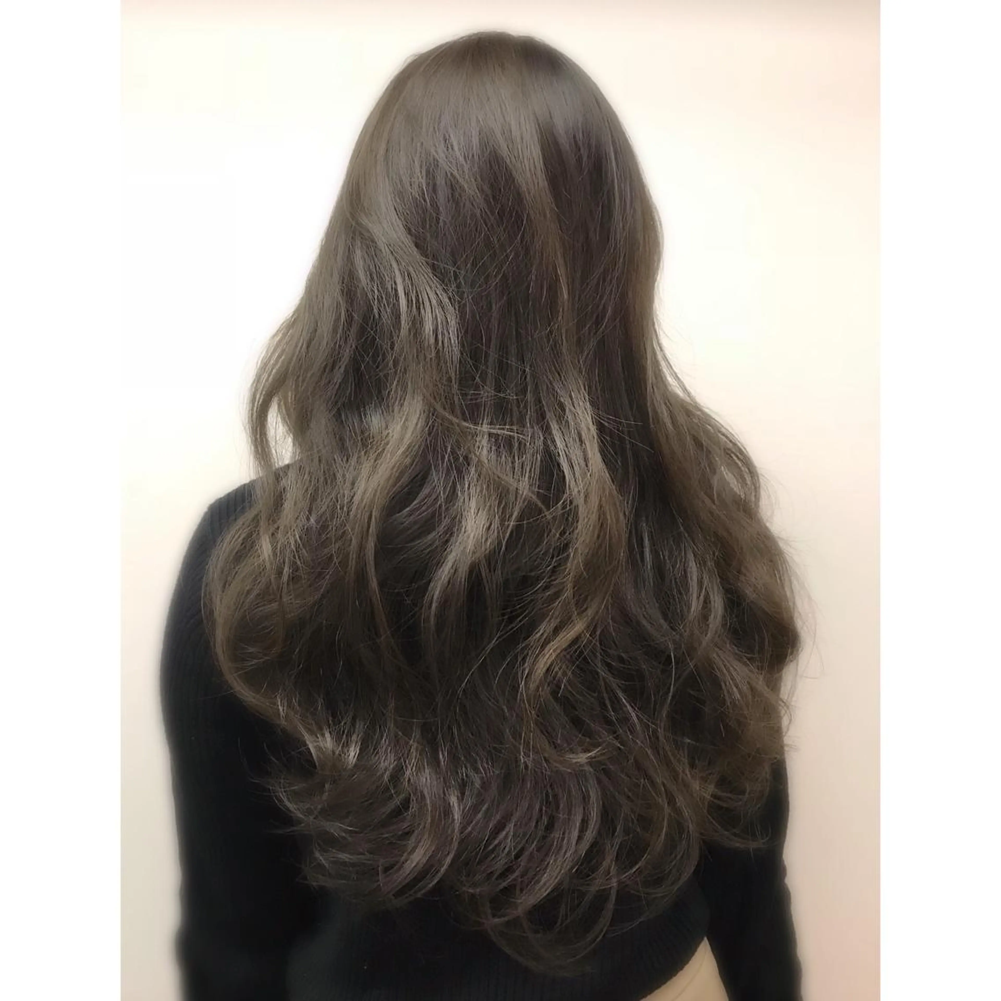 ロング カラー アッシュ アッシュグレー 外国人風カラー 岩崎 よしの /BRAT/築地口のヘアスタイル