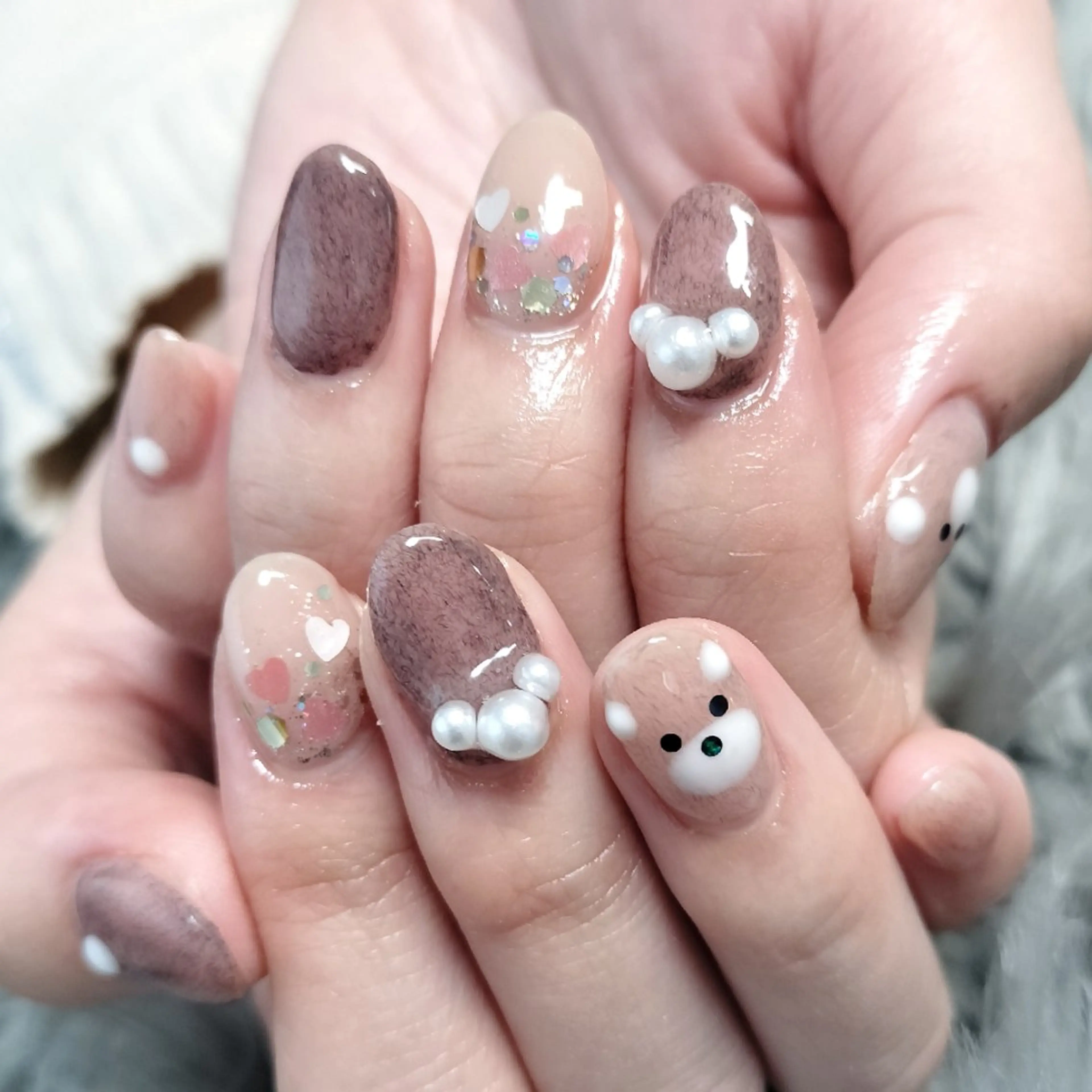 ネイル ハンドネイル フットネイル kahosan 𓆉のネイルデザイン