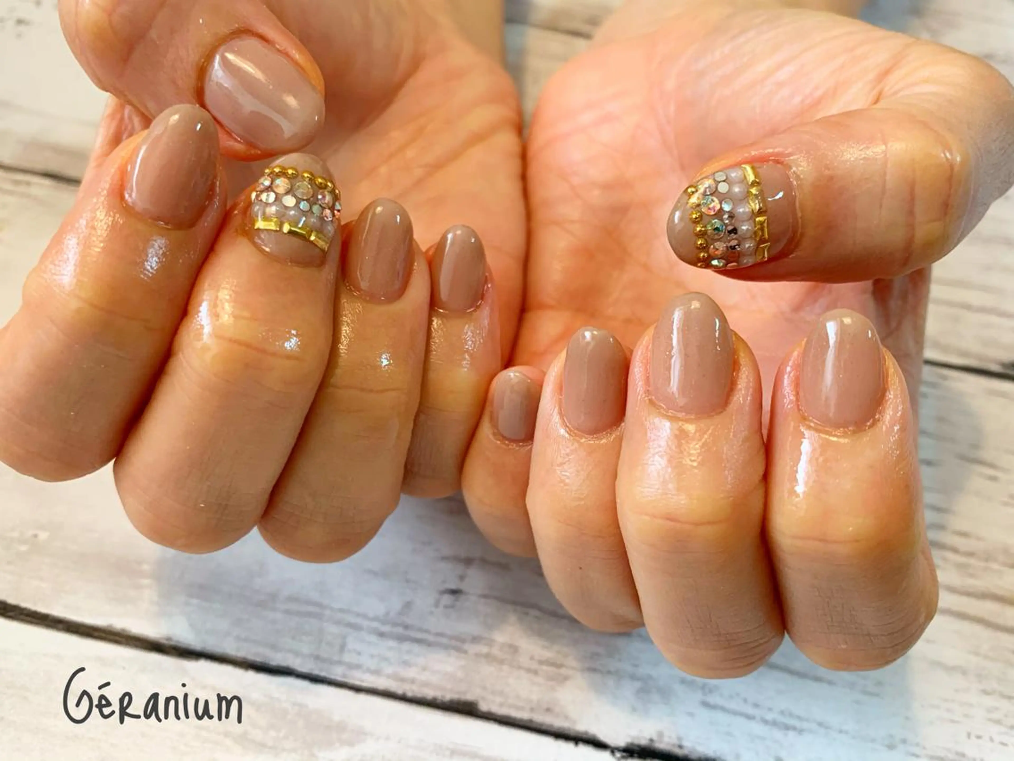 ネイル ハンドネイル GéRanium Harukaのネイルデザイン