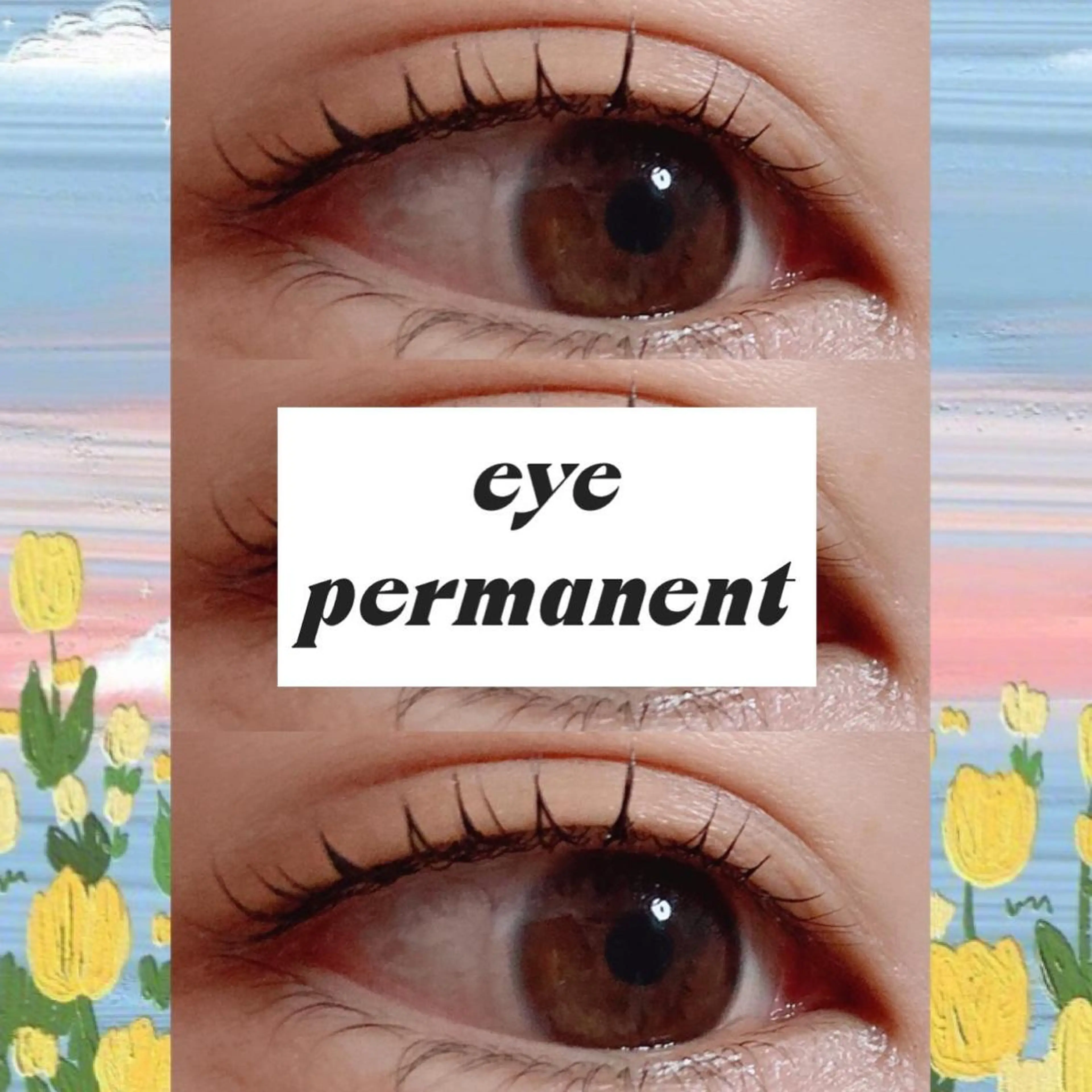 マツエク・マツパ 束感まつ毛 フラットラッシュ 韓国風マツエク 目尻長め ナチュラル orihara𐙚 まつげパーマ/眉毛のマツエク・マツパデザイン