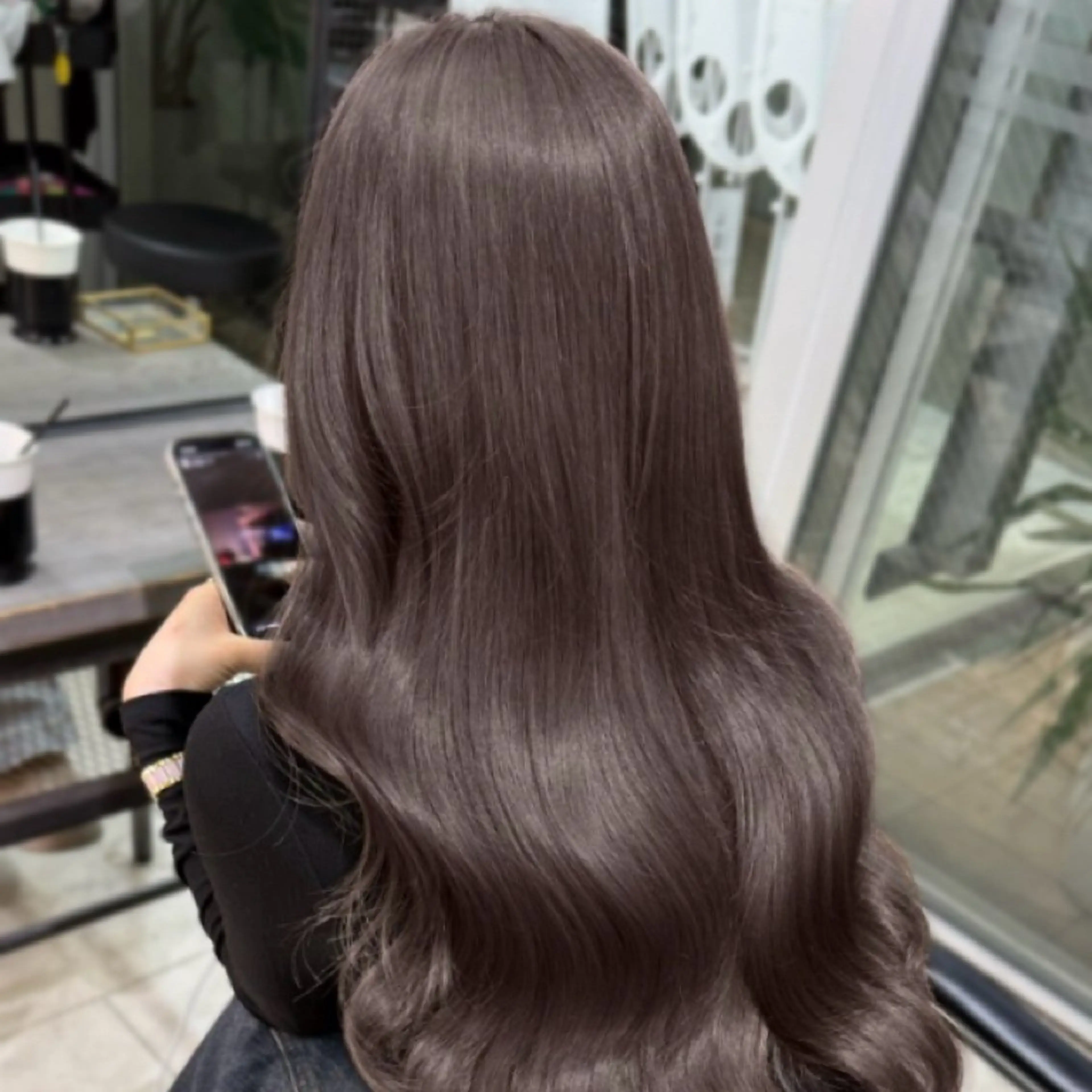 ロング カラー Kvell & Co.所属・ℎ𝑎𝑛𝑎 ♡のヘアスタイル