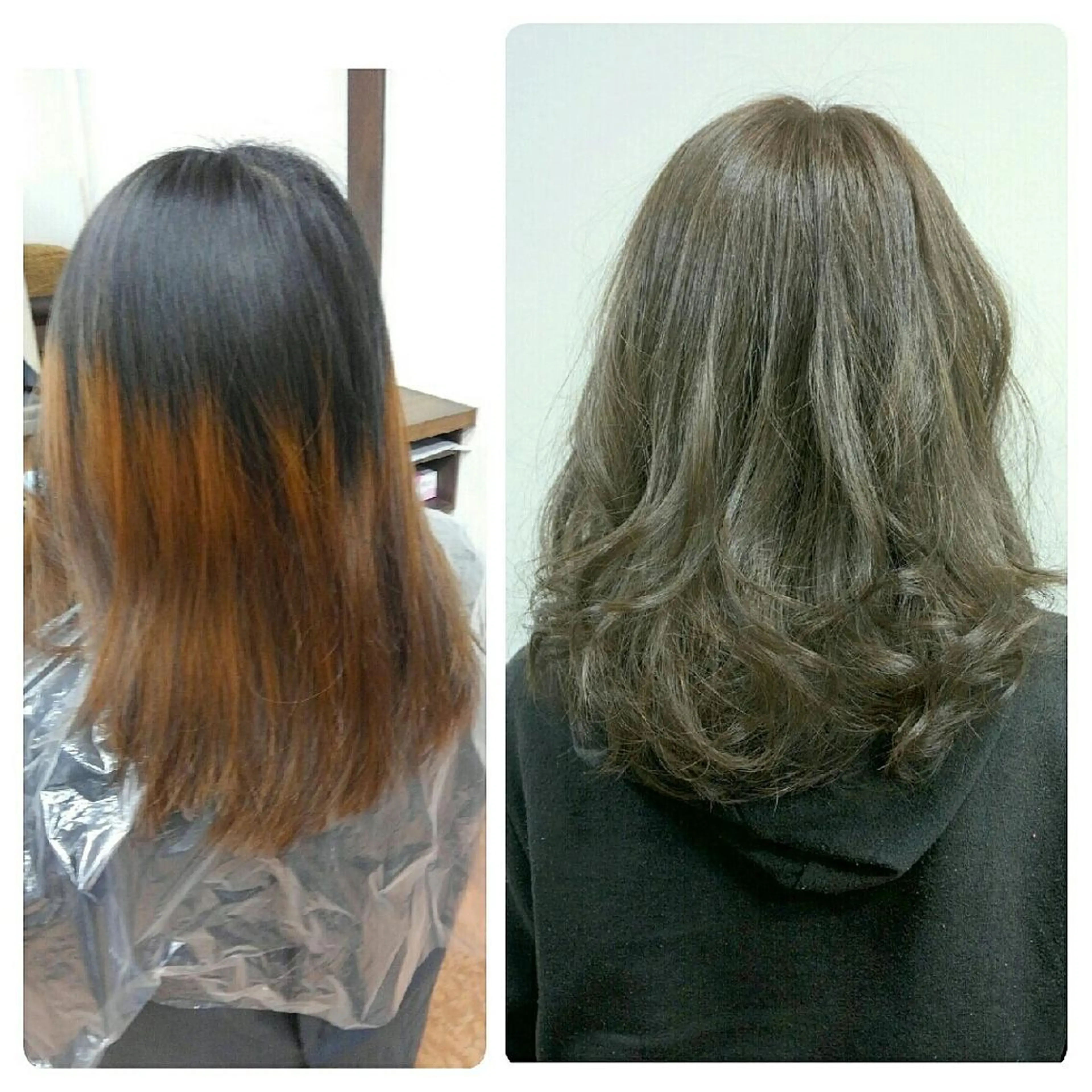 ミディアム カラー ライブトレア YOSHIKIのヘアスタイル