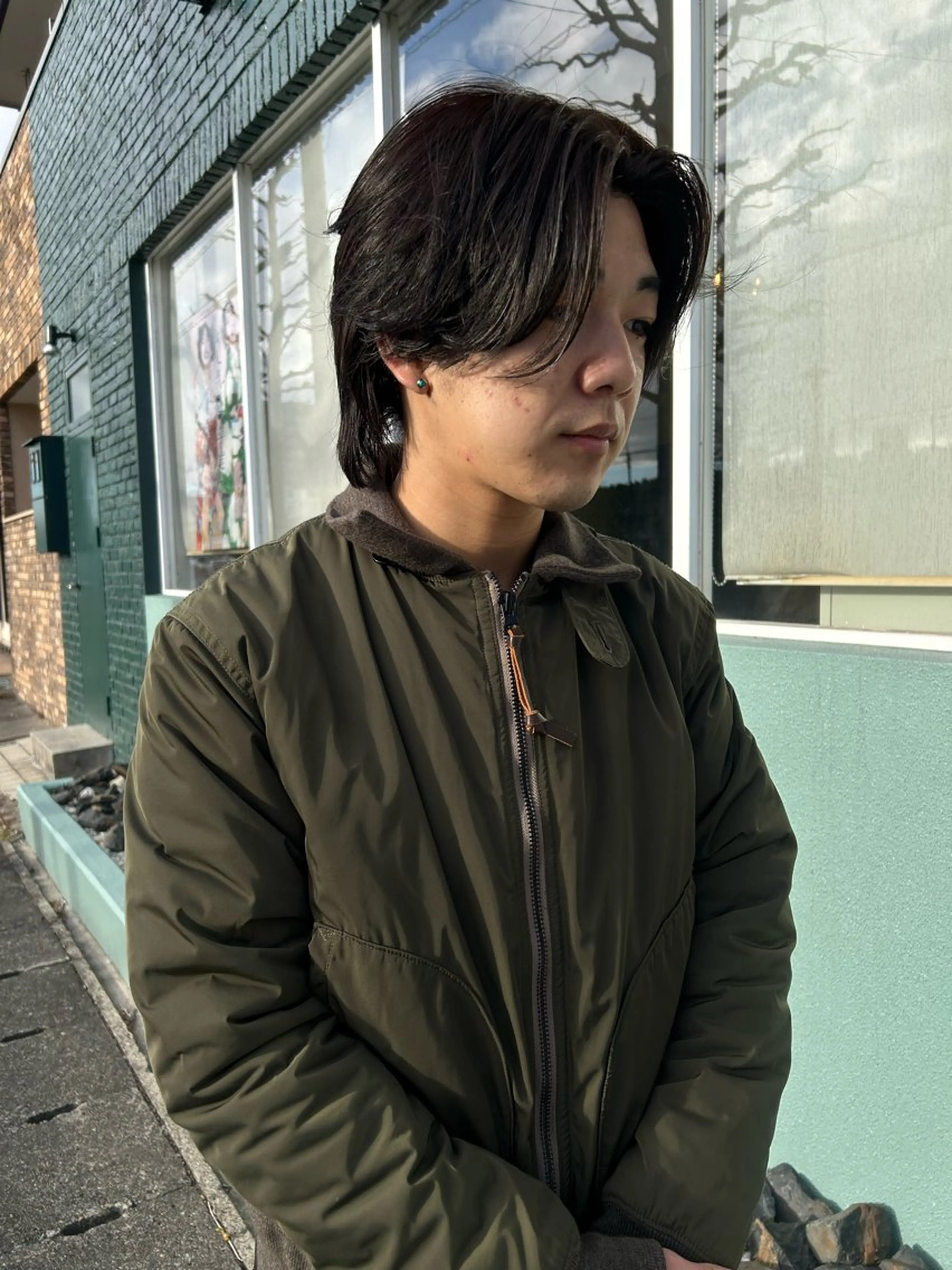 ショート カラー カット ヘアカラー 似合わせパーマ/ メンズパーマ/しゅうのヘアスタイル