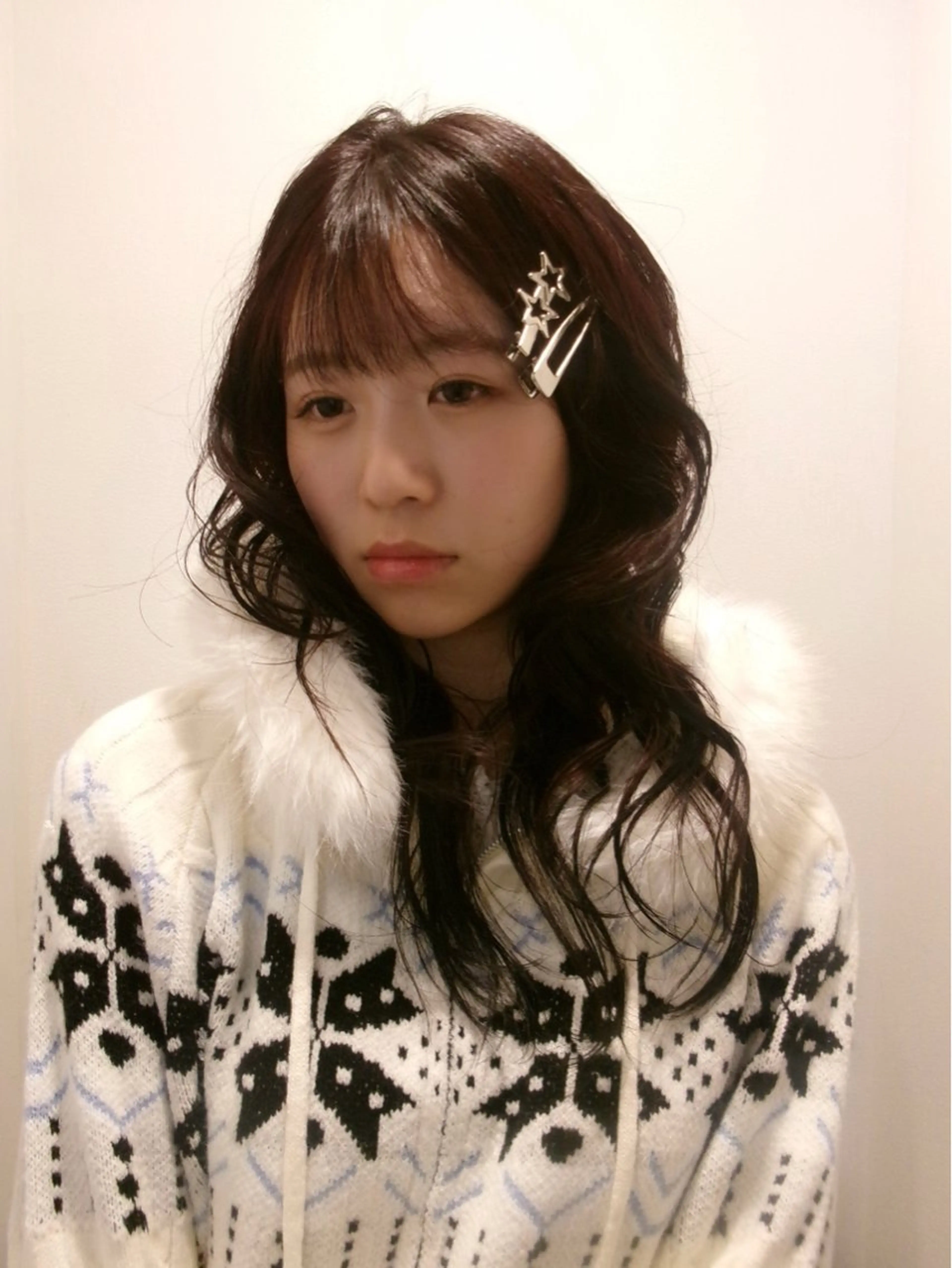 ロング マイ /暖色カラーのヘアスタイル