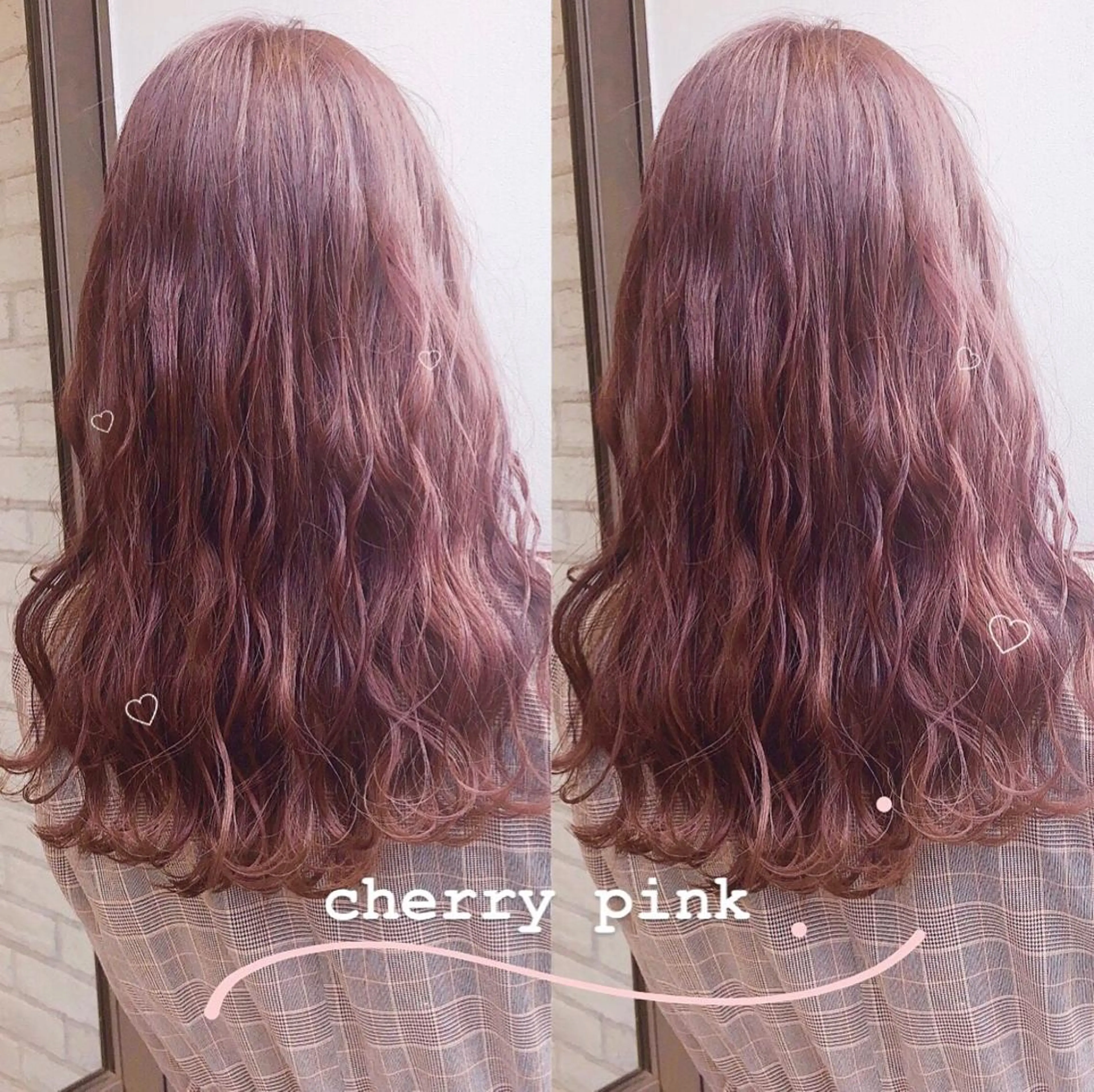 ロング カラー ピンクカラー misaki🎀 まろみ透け感カラーのヘアスタイル
