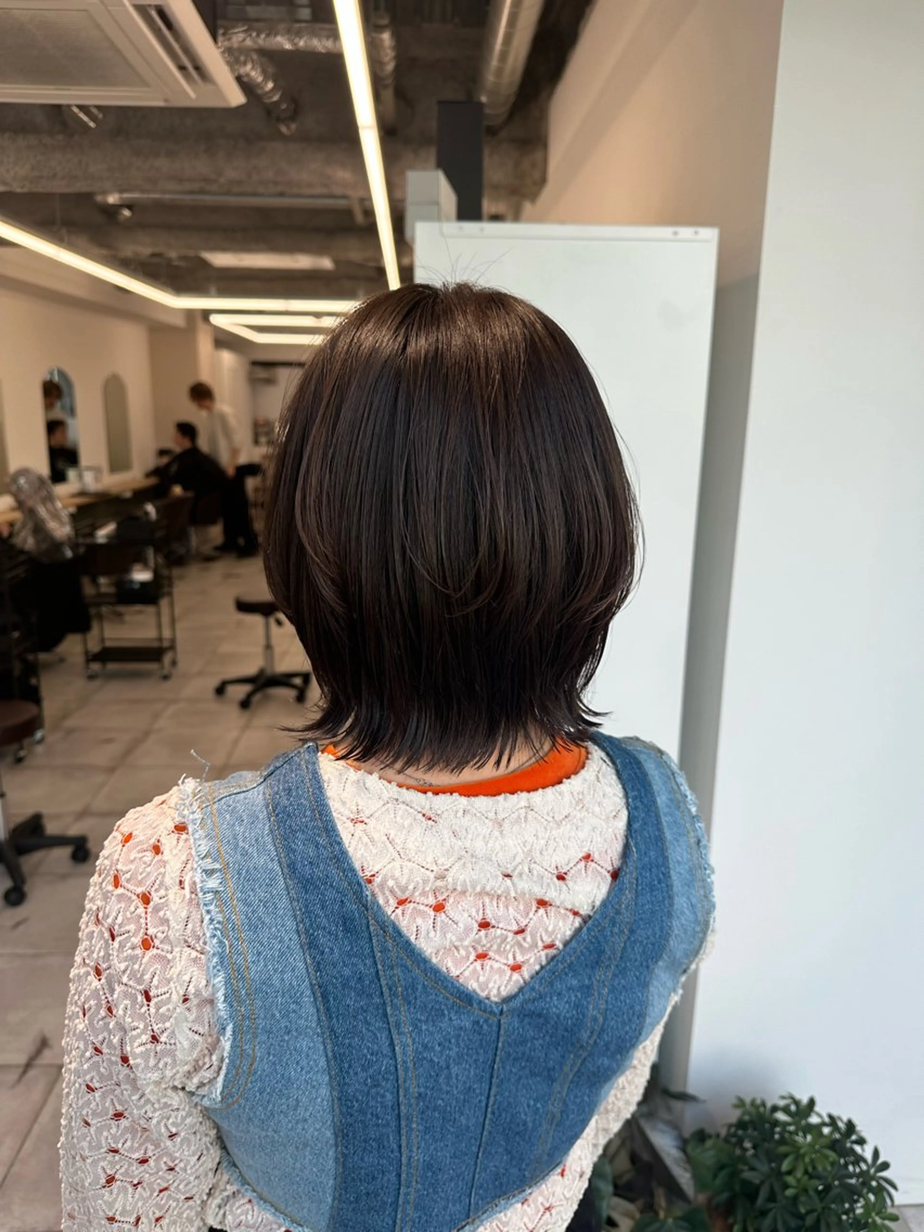 ミディアム カラー カット ヘアカラー トリートメント ブリーチなし/レイヤ ー特化🌈Tommyのヘアスタイル