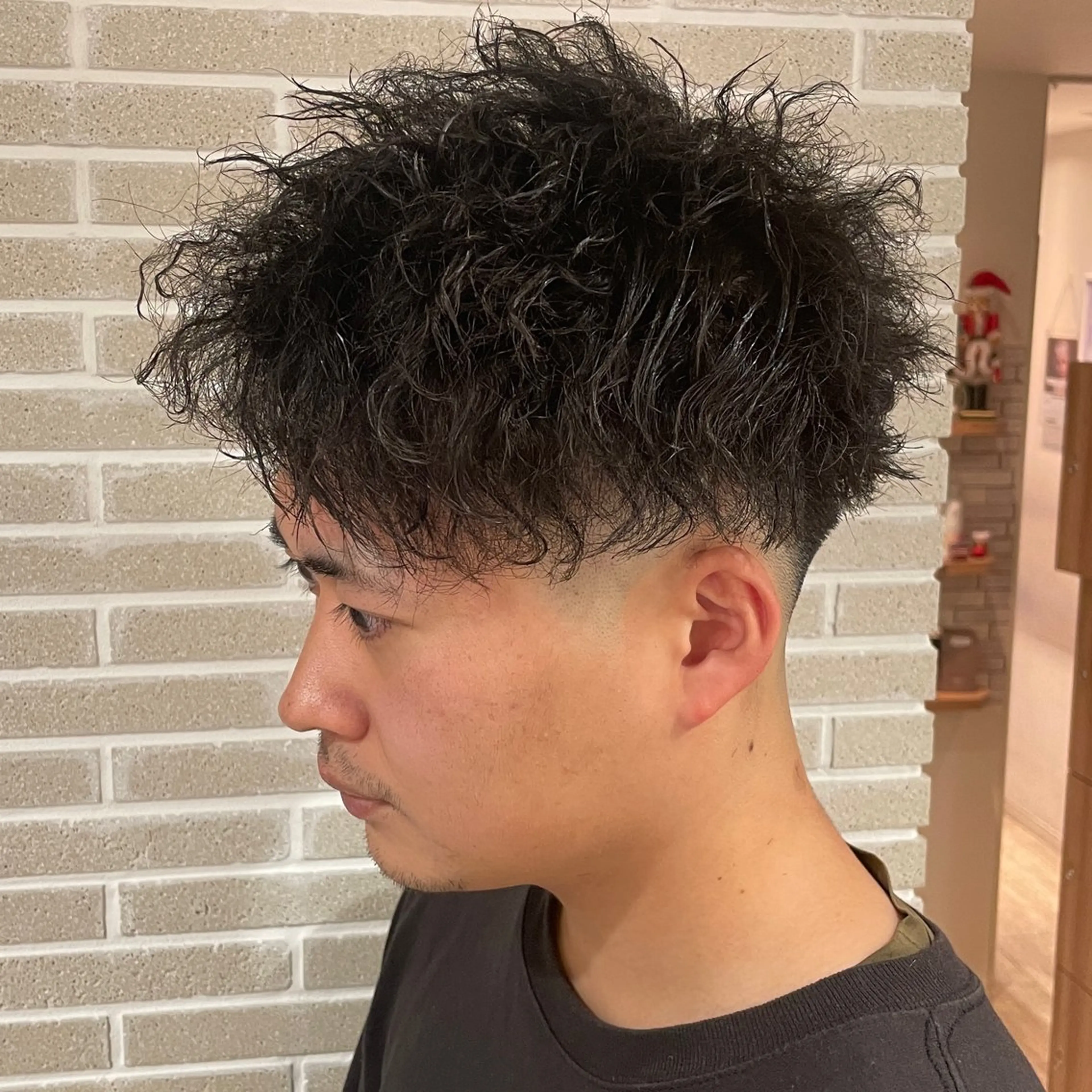 ショート パーマ カット パーマ 大人可愛い/レイヤー /ブリーチ/溝口誠二のヘアスタイル