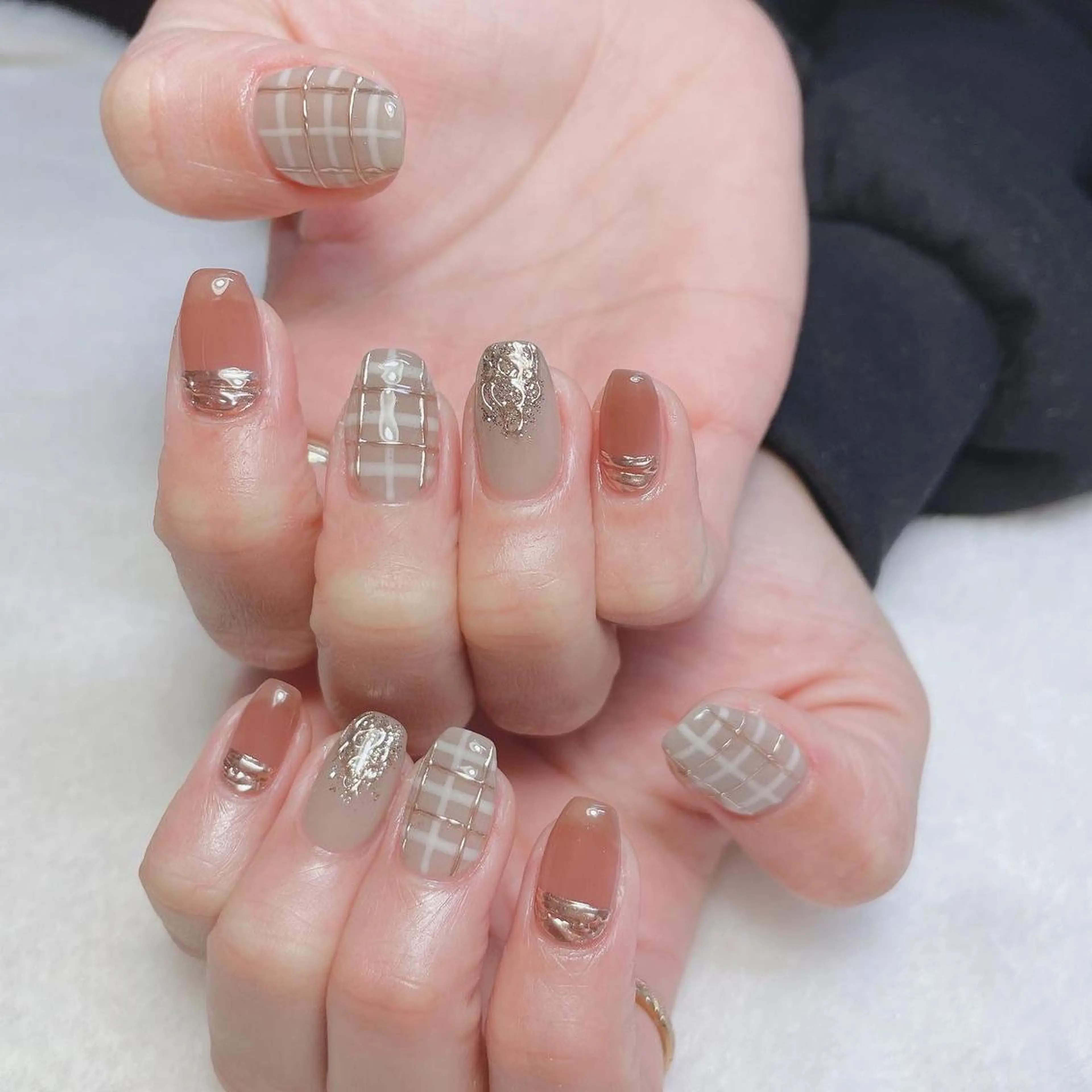 ネイル アートネイル ミラーネイル ハンドネイル kipinail 川﨑えりかのネイルデザイン