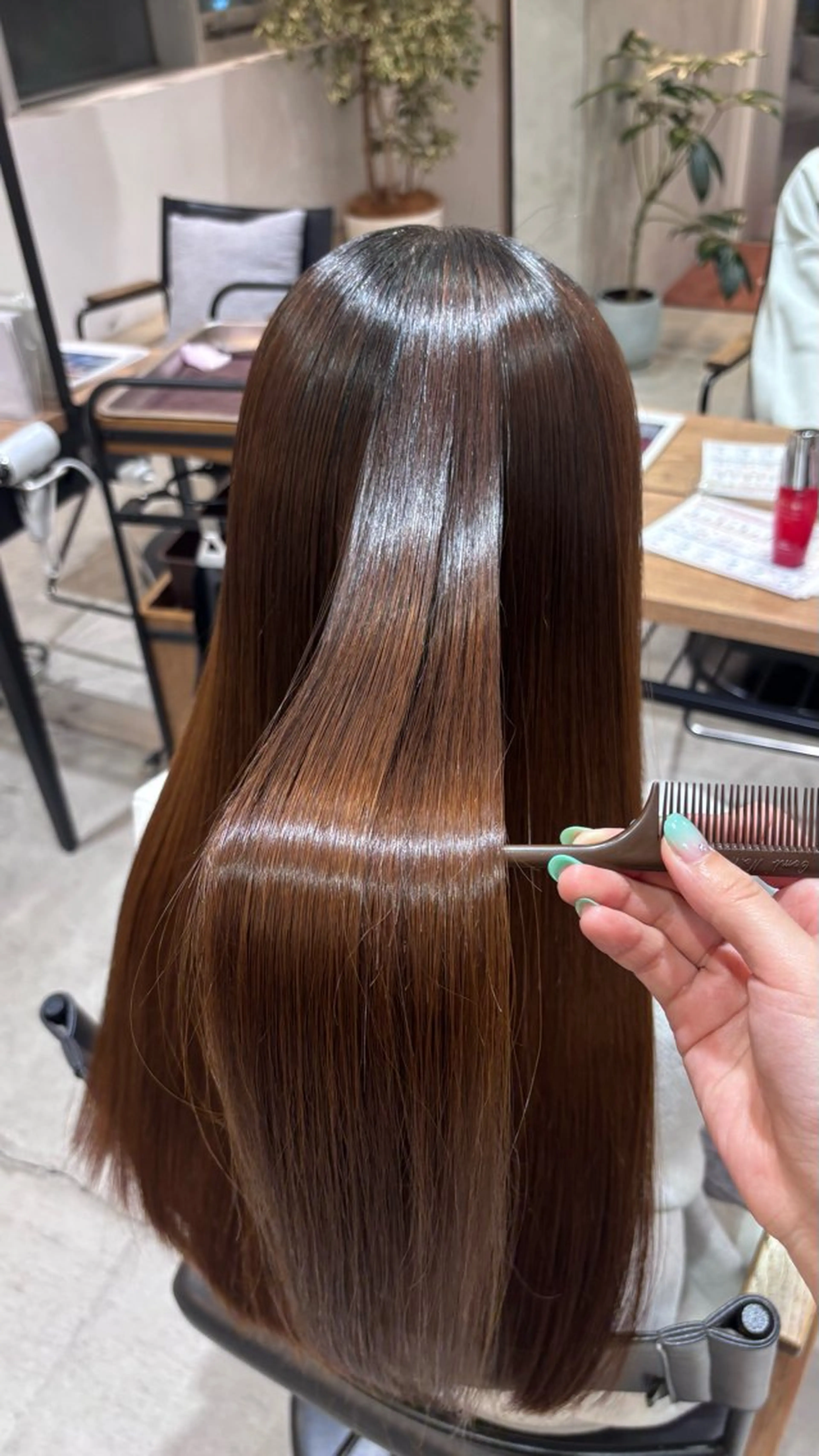 ロング 縮毛矯正 縮毛矯正/千葉 /姫花🫧🐇のヘアスタイル