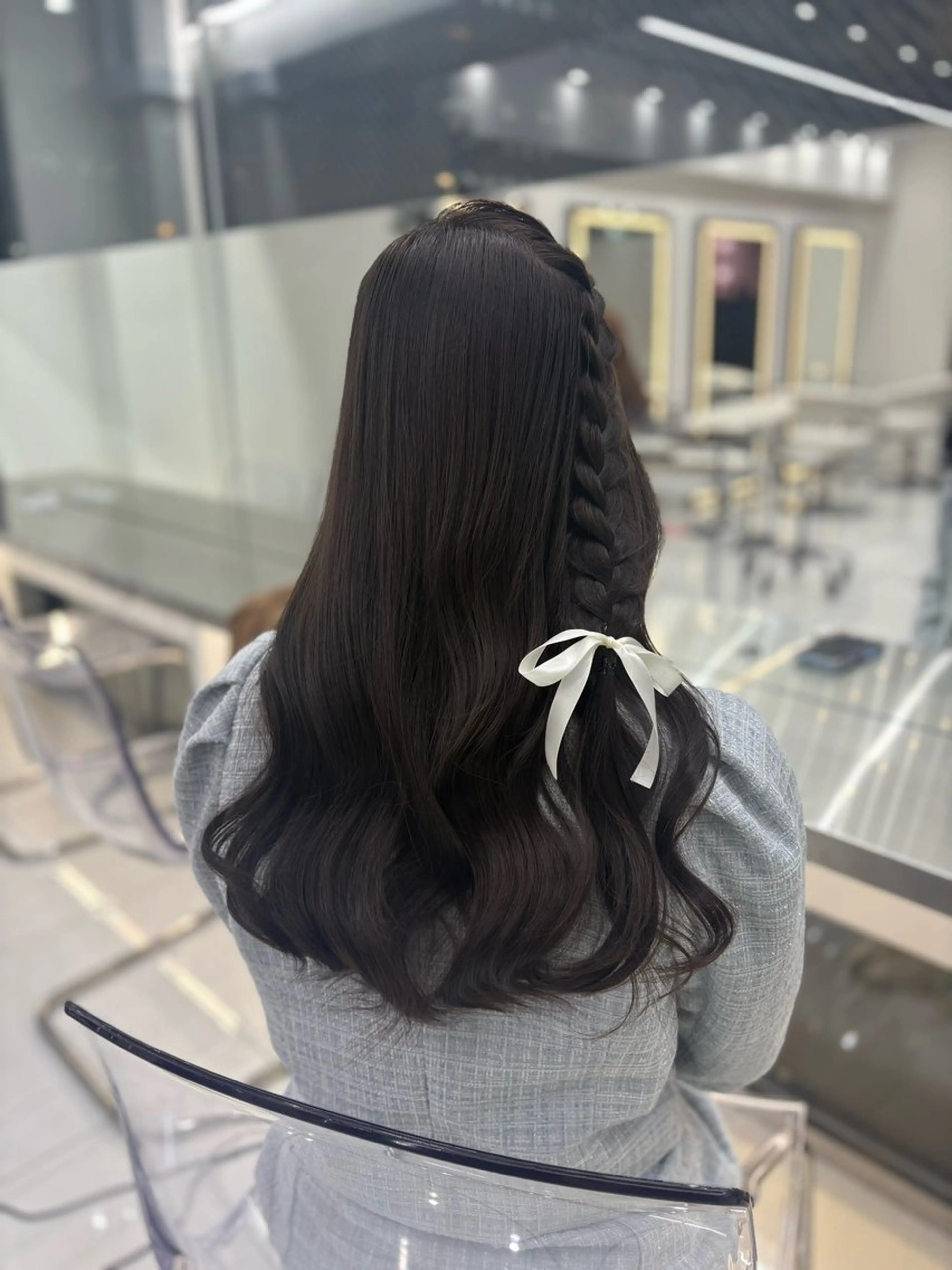 ヘアアレンジ 新宿/韓国ヘア 中明度カラー/かやのヘアスタイル