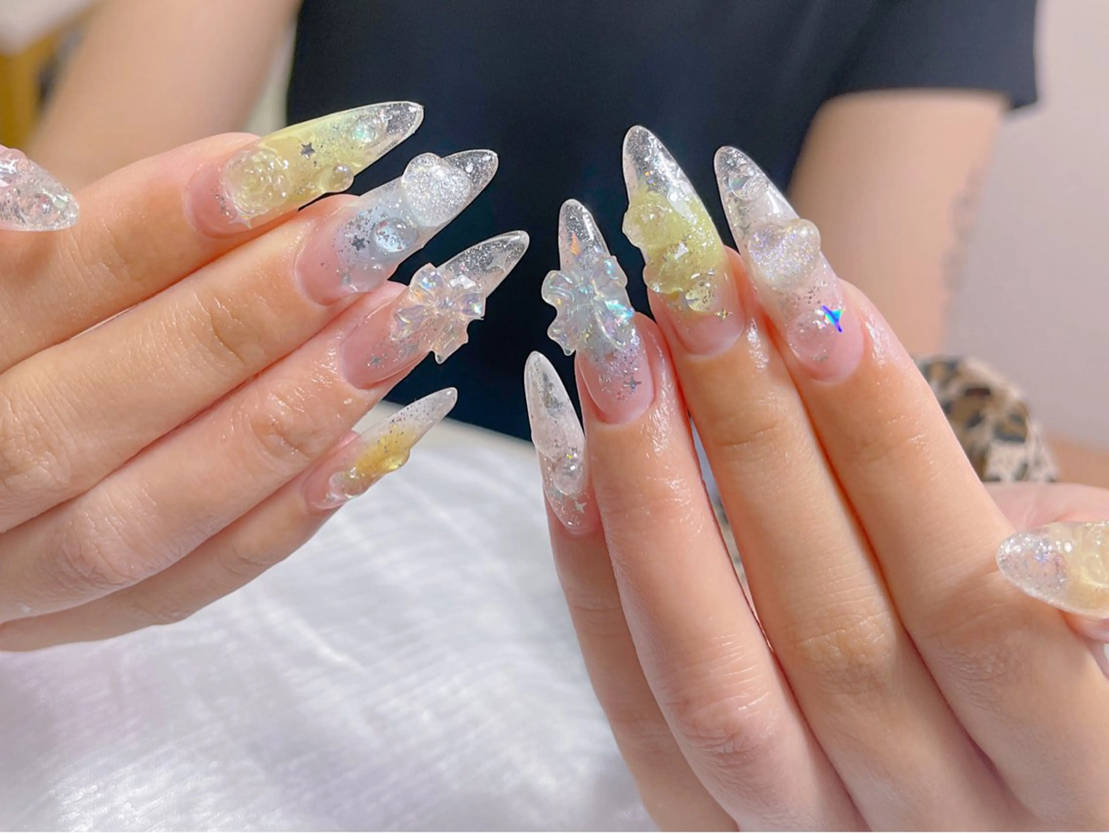 ネイル 🎀ネイルサロン エクラYUI🎀のネイルデザイン