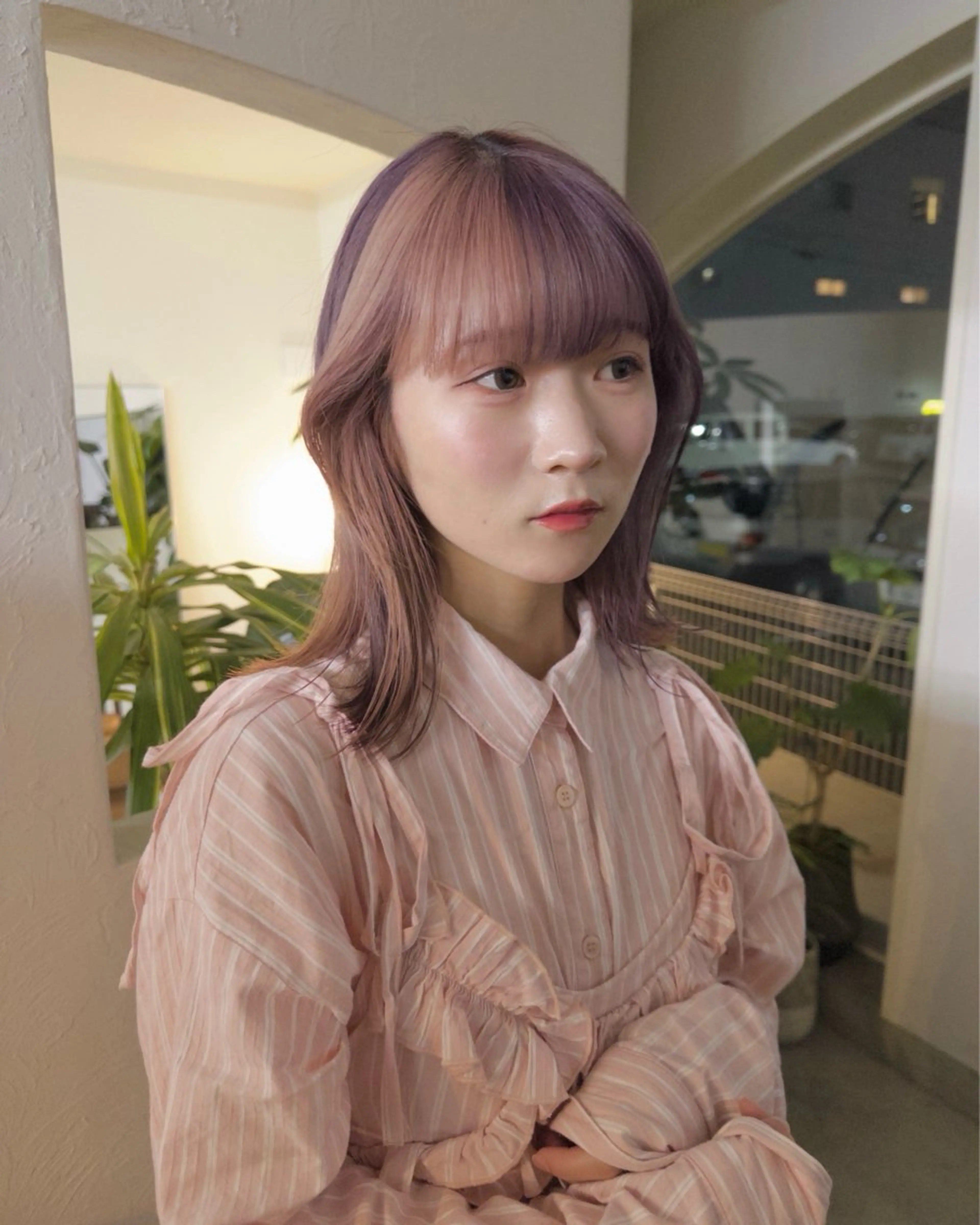 ミディアム ヘアカラー トリートメント karen 🌷名古屋、名駅のヘアスタイル