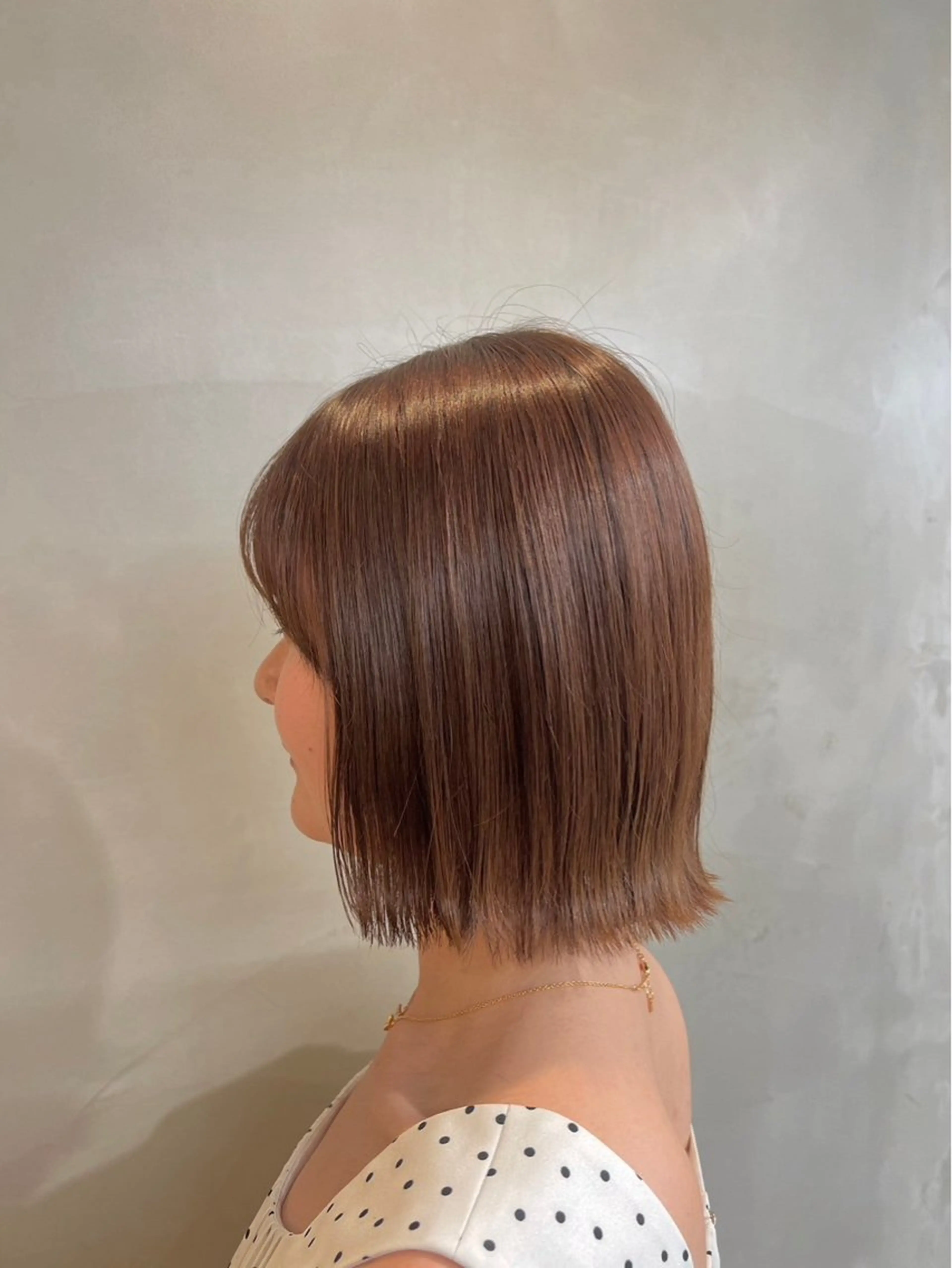 ショート カラー ブラウンカラー るな ／nabi 船橋のヘアスタイル