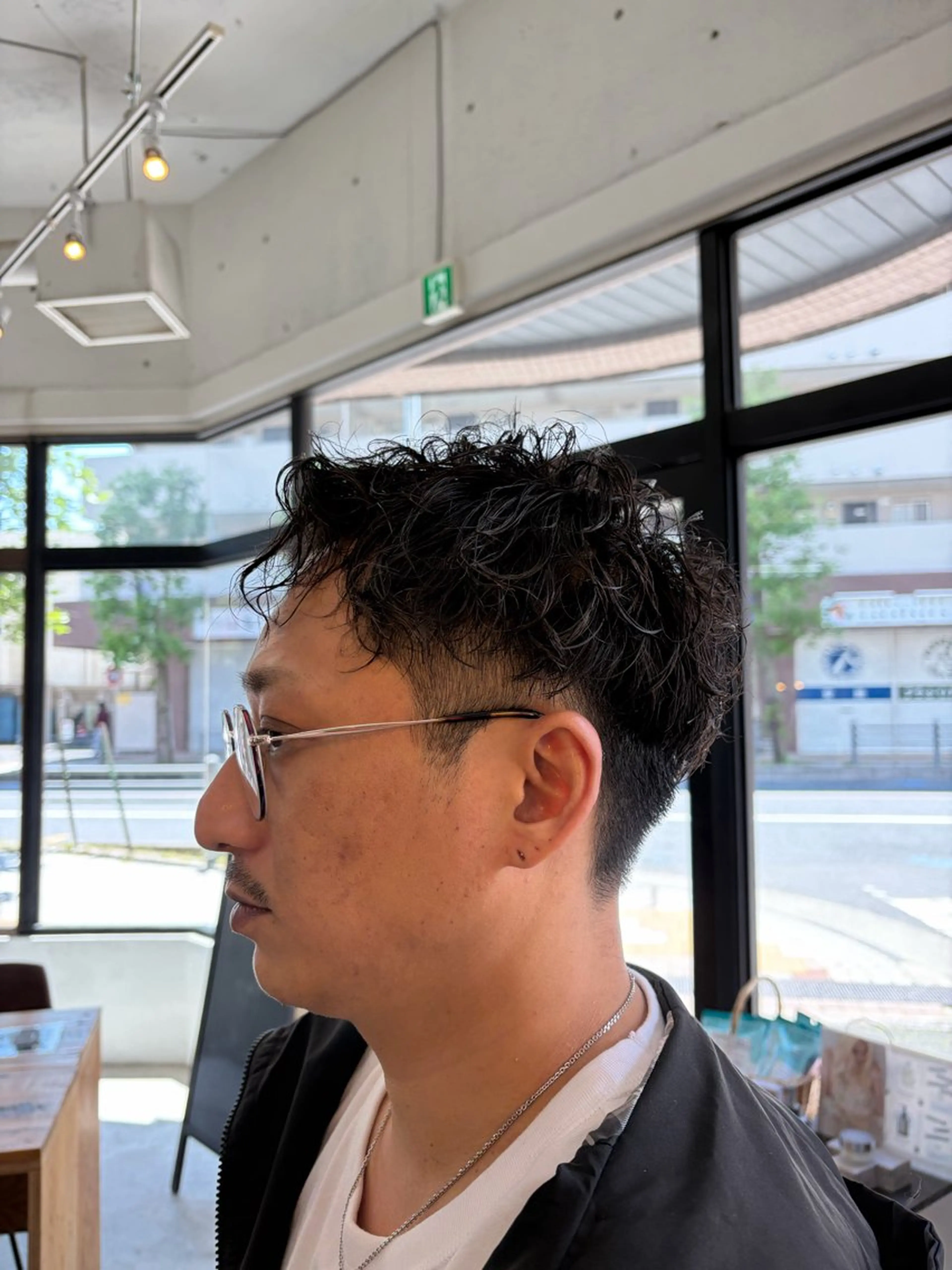 ショート パーマ メンズ カット パーマ こころ/カーリーヘア /シャドウパーマのヘアスタイル