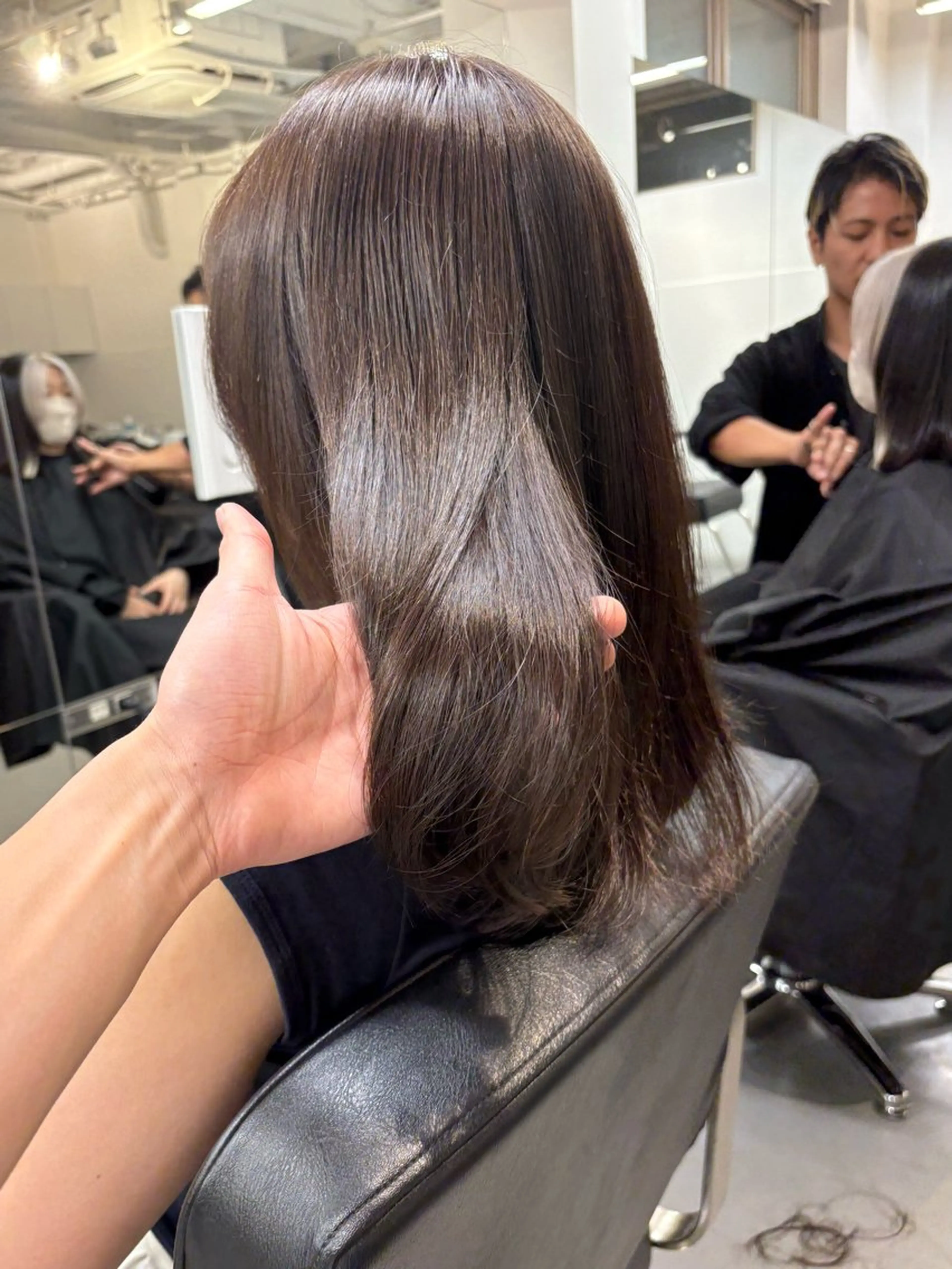ロング カラー カット ヘアカラー トリートメント 村田 りょうやのヘアスタイル